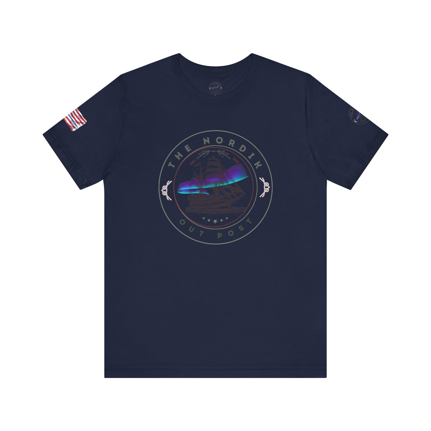 Our Shop Logo Sailor's Dream Short Sleeve Tee | Nautical Graphic T-shirt, Summer Tee, Casual Wear, Gift for Sailors, Coastal Style