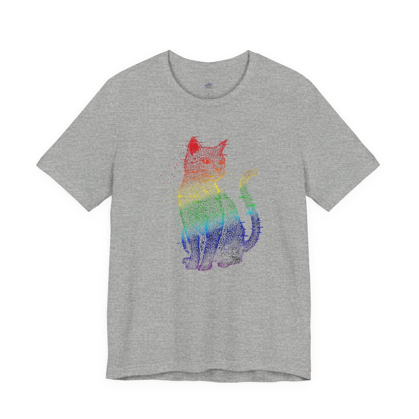 Cat Day Dot style Graphic Tee