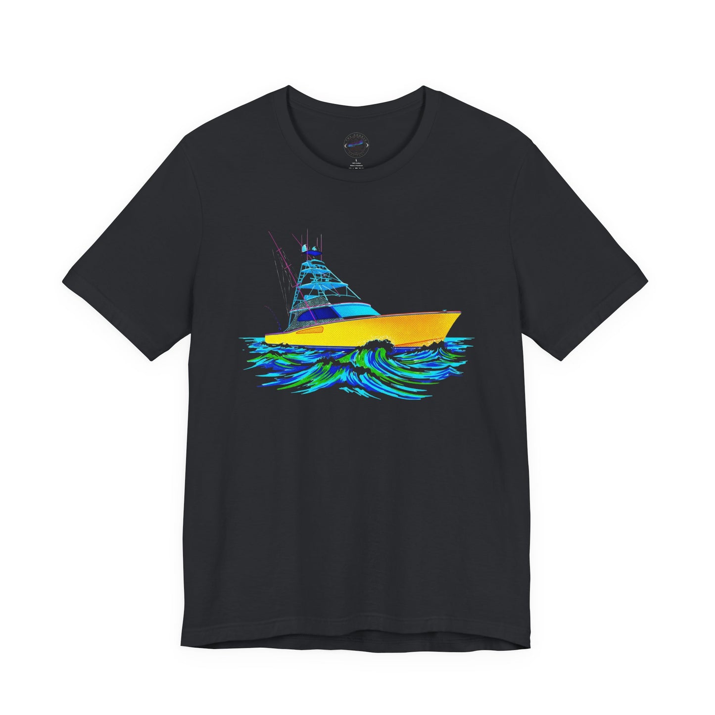 Day Dot Nautical Boat Tee, Summer Shirt, Ocean Graphic T-Shirt, Beach Wear, Sailboat Design, Gift for Sailors, Unisex Jersey Short Sleeve Tee