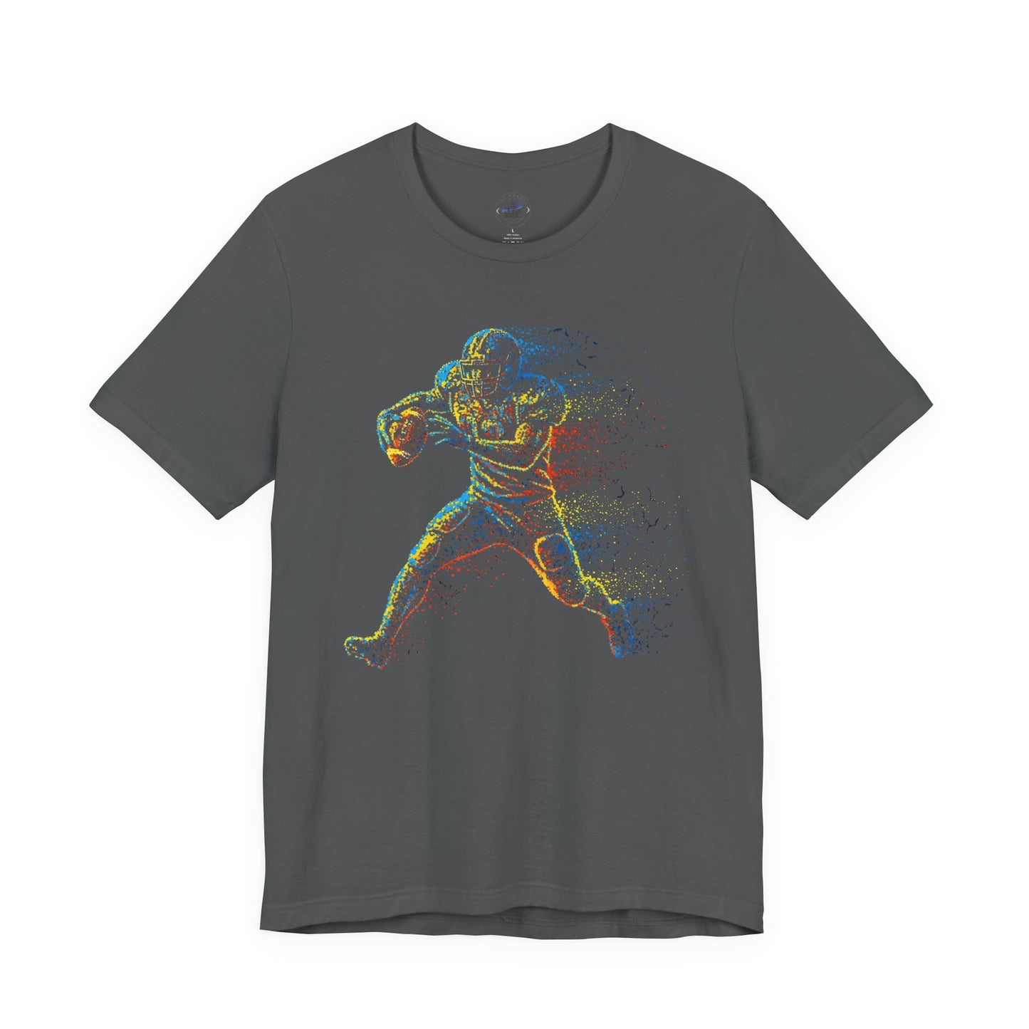 Day Dot Style Colorful Sports Football Action Tee, Perfect for Athletes, Fitness Enthusiasts, Gifts, Casual Wear, Game Day Shirt, Unisex Jersey T-Shirt