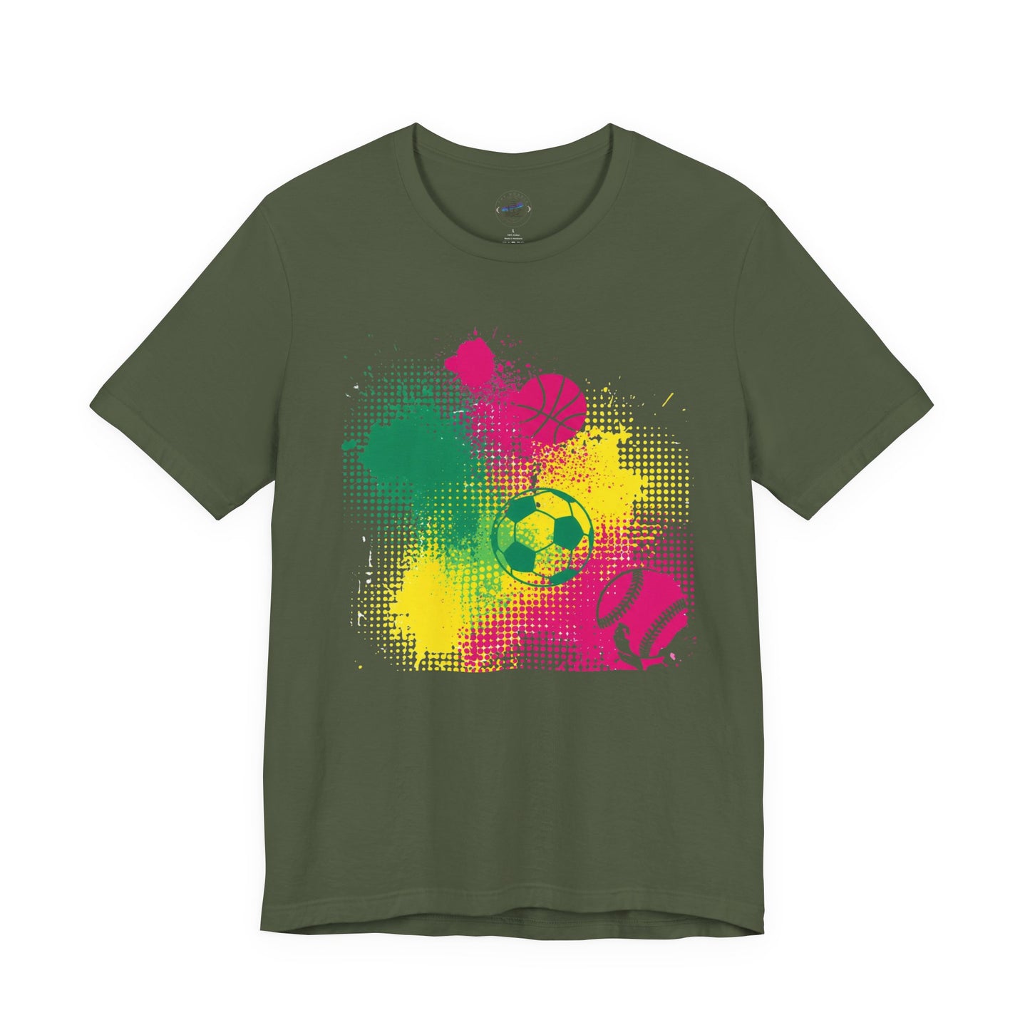 Day Dot Style Vibrant Sports Tee, Unisex Jersey Short Sleeve Shirt, Athletic Wear, Gift for Sports Lovers, Casual Everyday T-Shirt