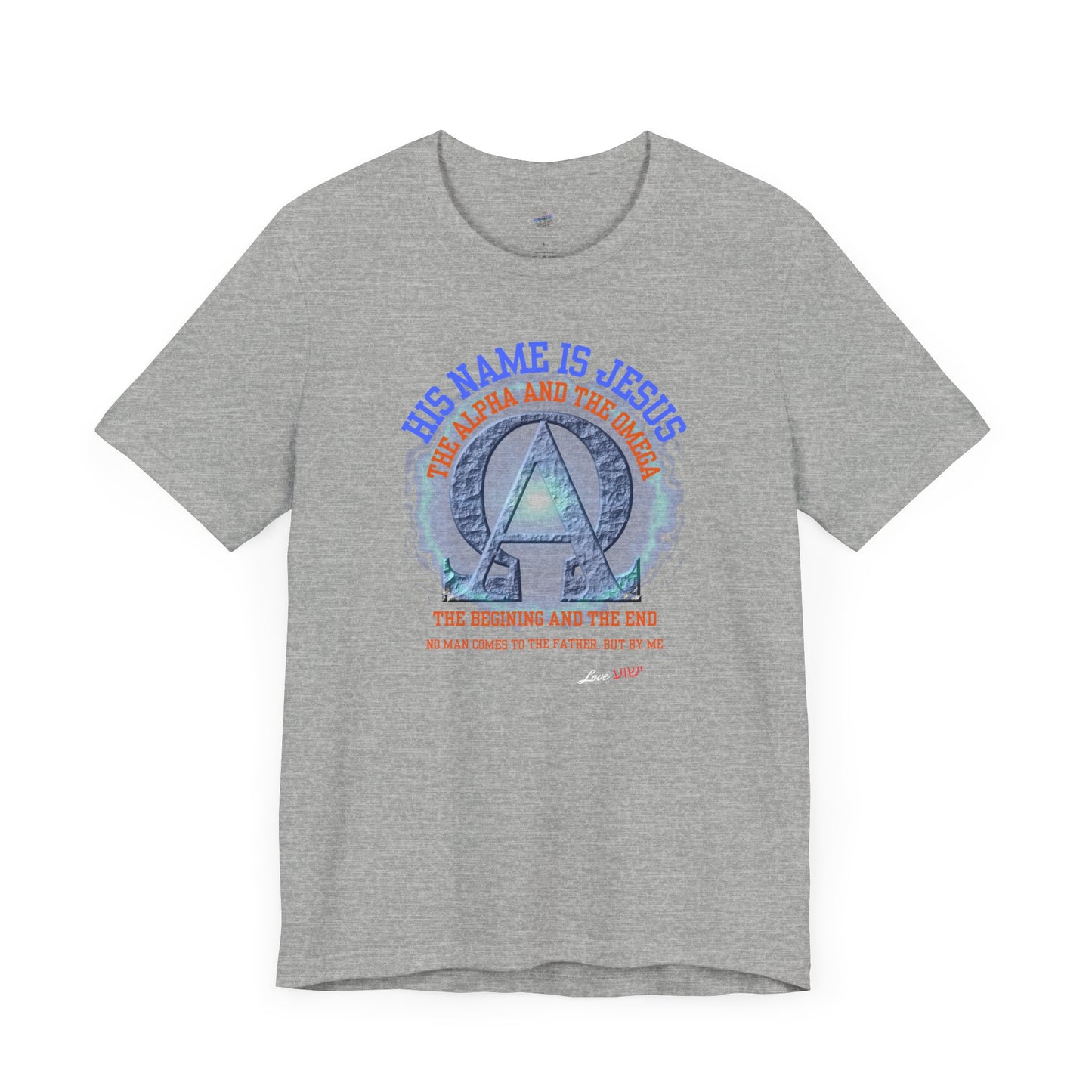 Nordik OutPost-Faith-Based Unisex Jersey Tee | 'His Name is Jesus' Design