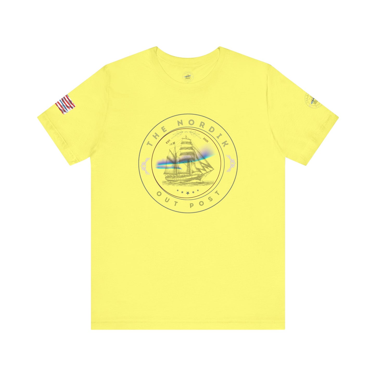 Our Shop Logo Sailor's Dream Short Sleeve Tee | Nautical Graphic T-shirt, Summer Tee, Casual Wear, Gift for Sailors, Coastal Style