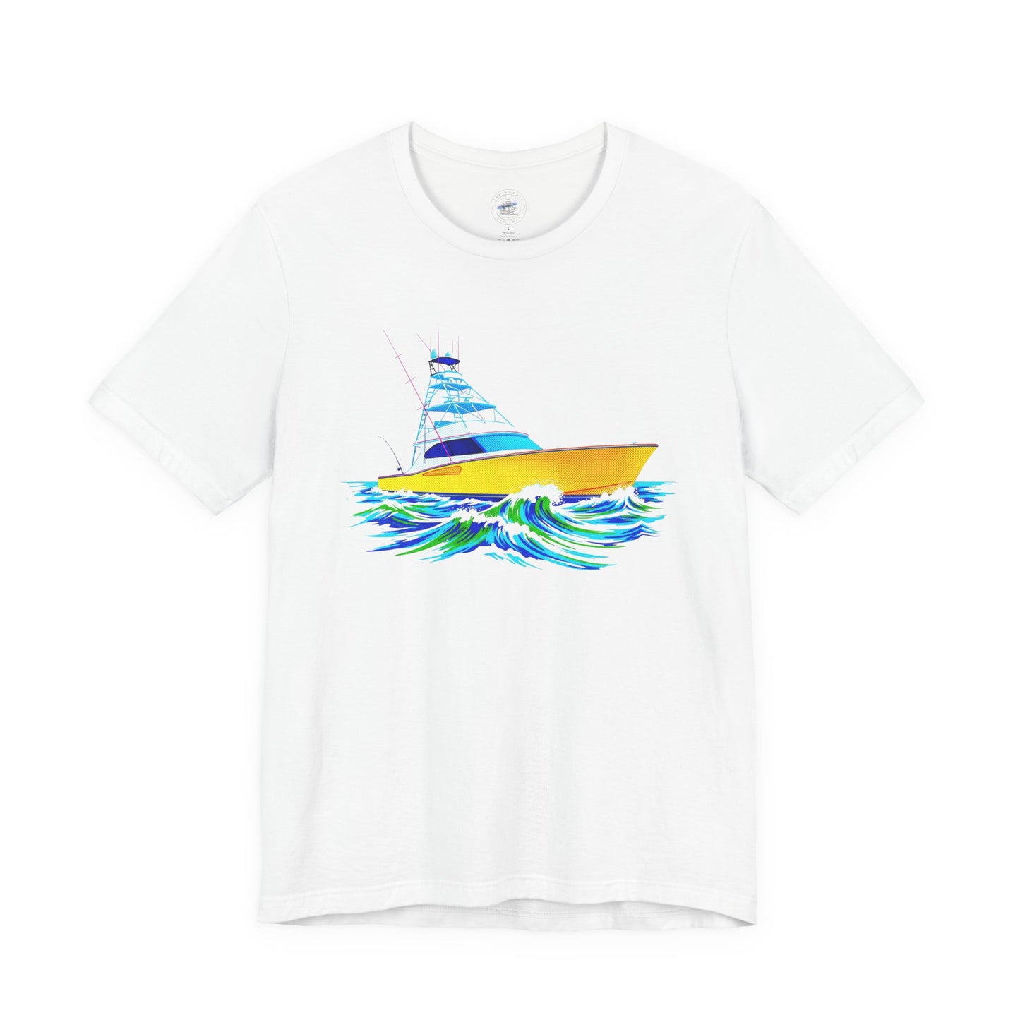 Day Dot Nautical Boat Tee, Summer Shirt, Ocean Graphic T-Shirt, Beach Wear, Sailboat Design, Gift for Sailors, Unisex Jersey Short Sleeve Tee