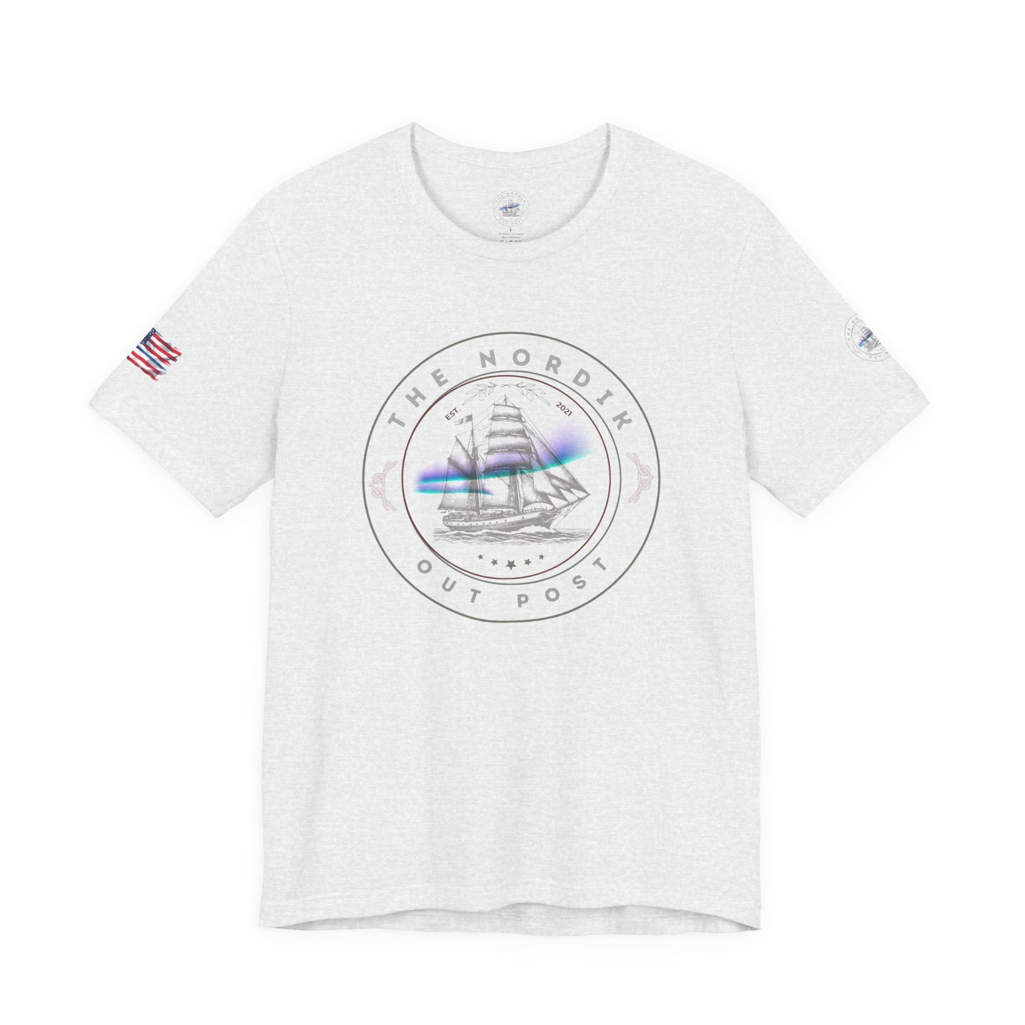 Our Shop Logo Sailor's Dream Short Sleeve Tee | Nautical Graphic T-shirt, Summer Tee, Casual Wear, Gift for Sailors, Coastal Style