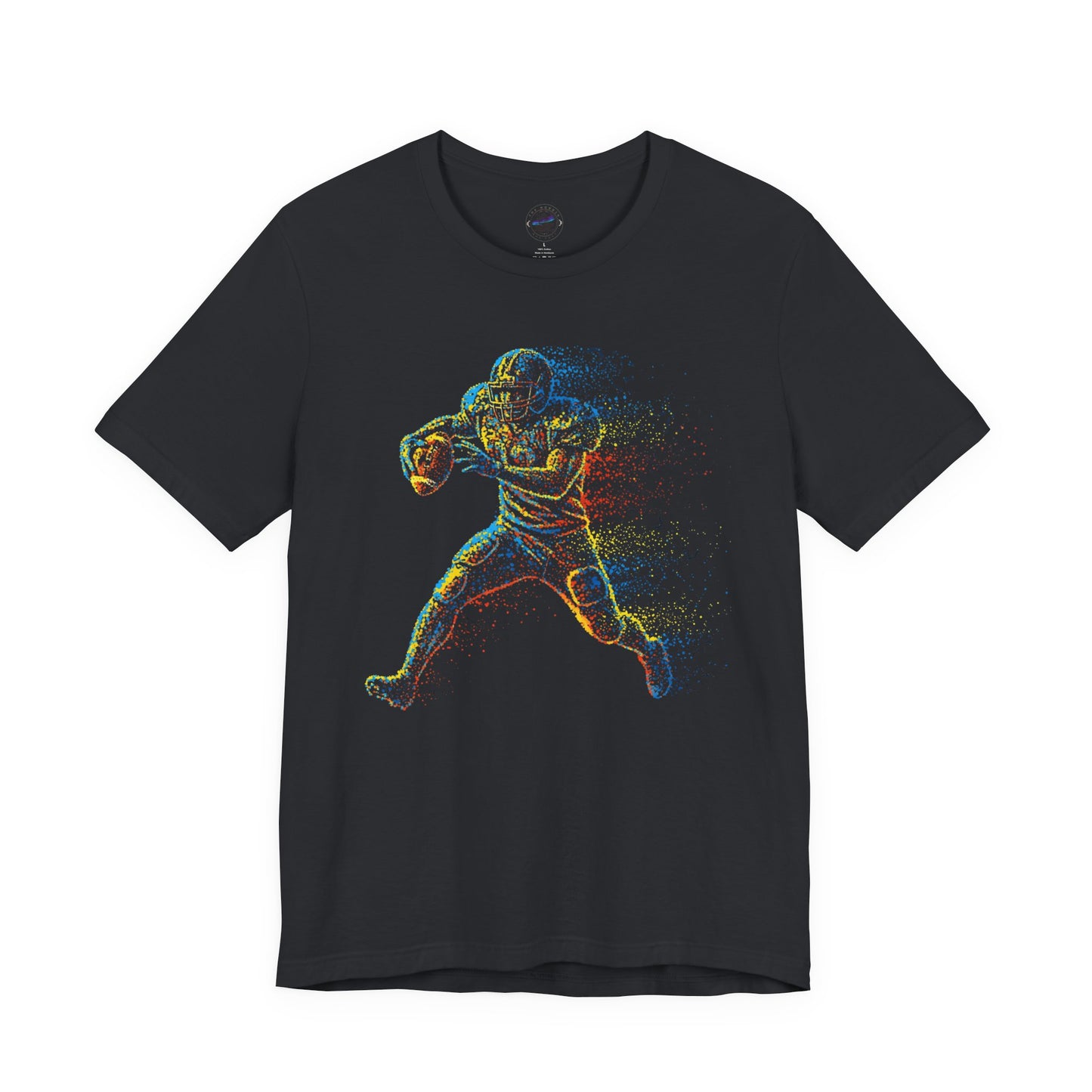 Day Dot Style Colorful Sports Football Action Tee, Perfect for Athletes, Fitness Enthusiasts, Gifts, Casual Wear, Game Day Shirt, Unisex Jersey T-Shirt