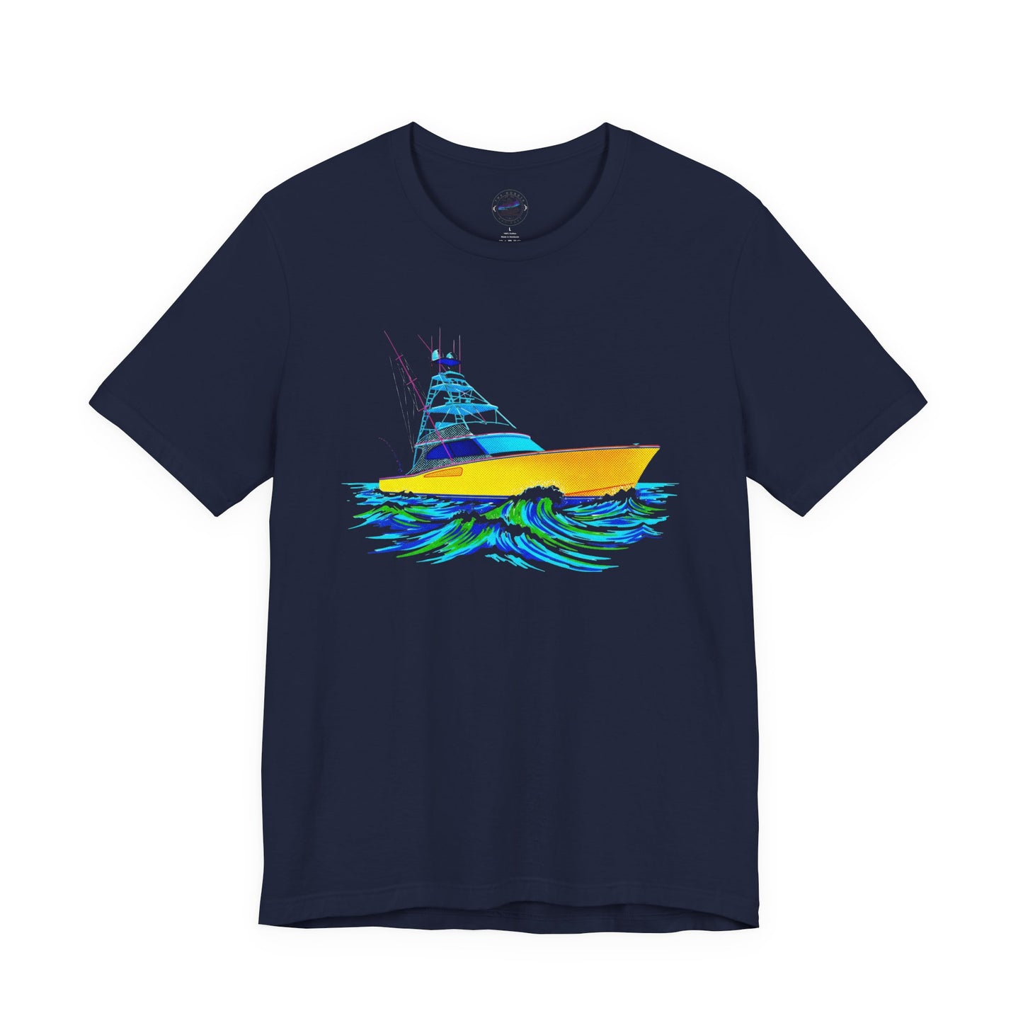 Day Dot Nautical Boat Tee, Summer Shirt, Ocean Graphic T-Shirt, Beach Wear, Sailboat Design, Gift for Sailors, Unisex Jersey Short Sleeve Tee