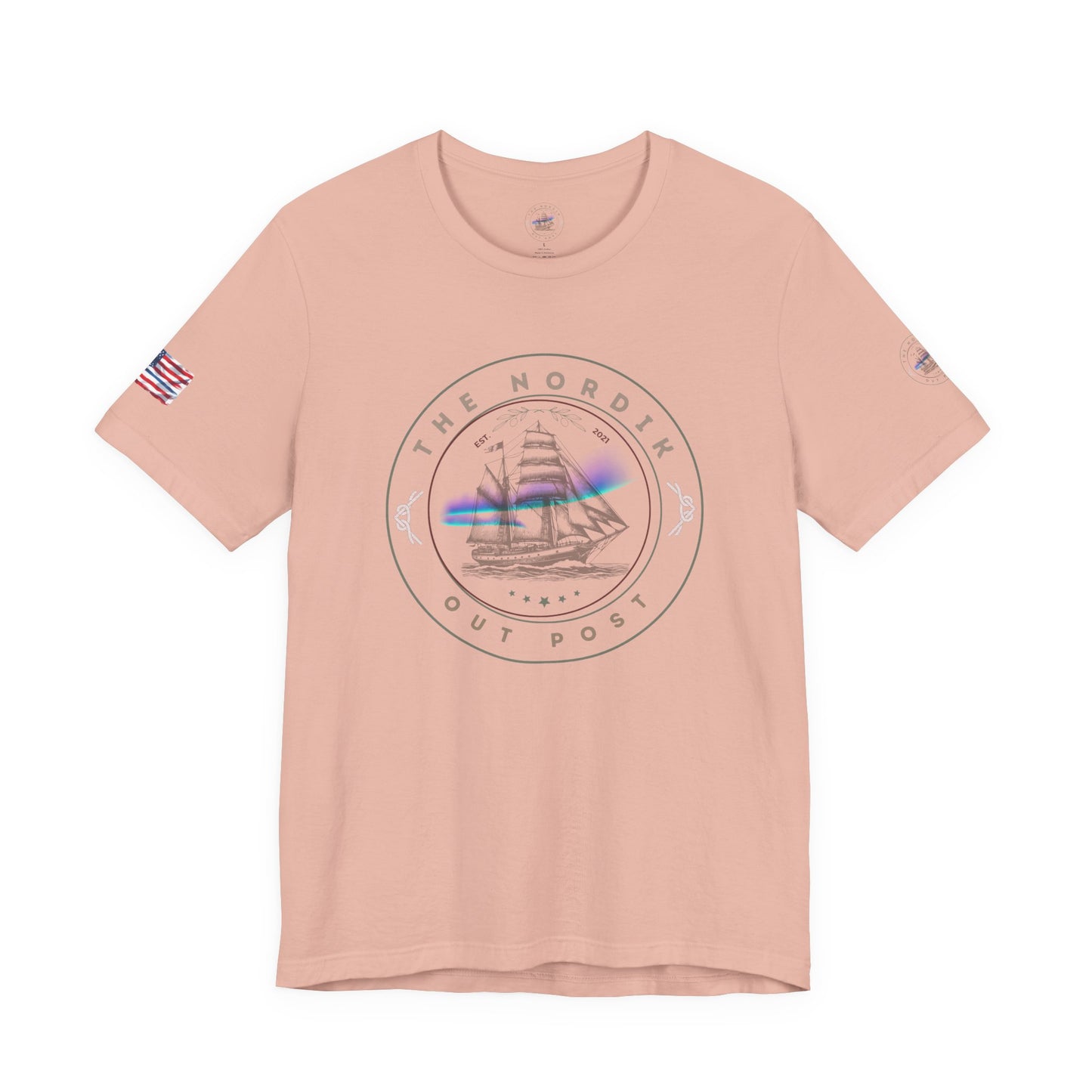 Our Shop Logo Sailor's Dream Short Sleeve Tee | Nautical Graphic T-shirt, Summer Tee, Casual Wear, Gift for Sailors, Coastal Style