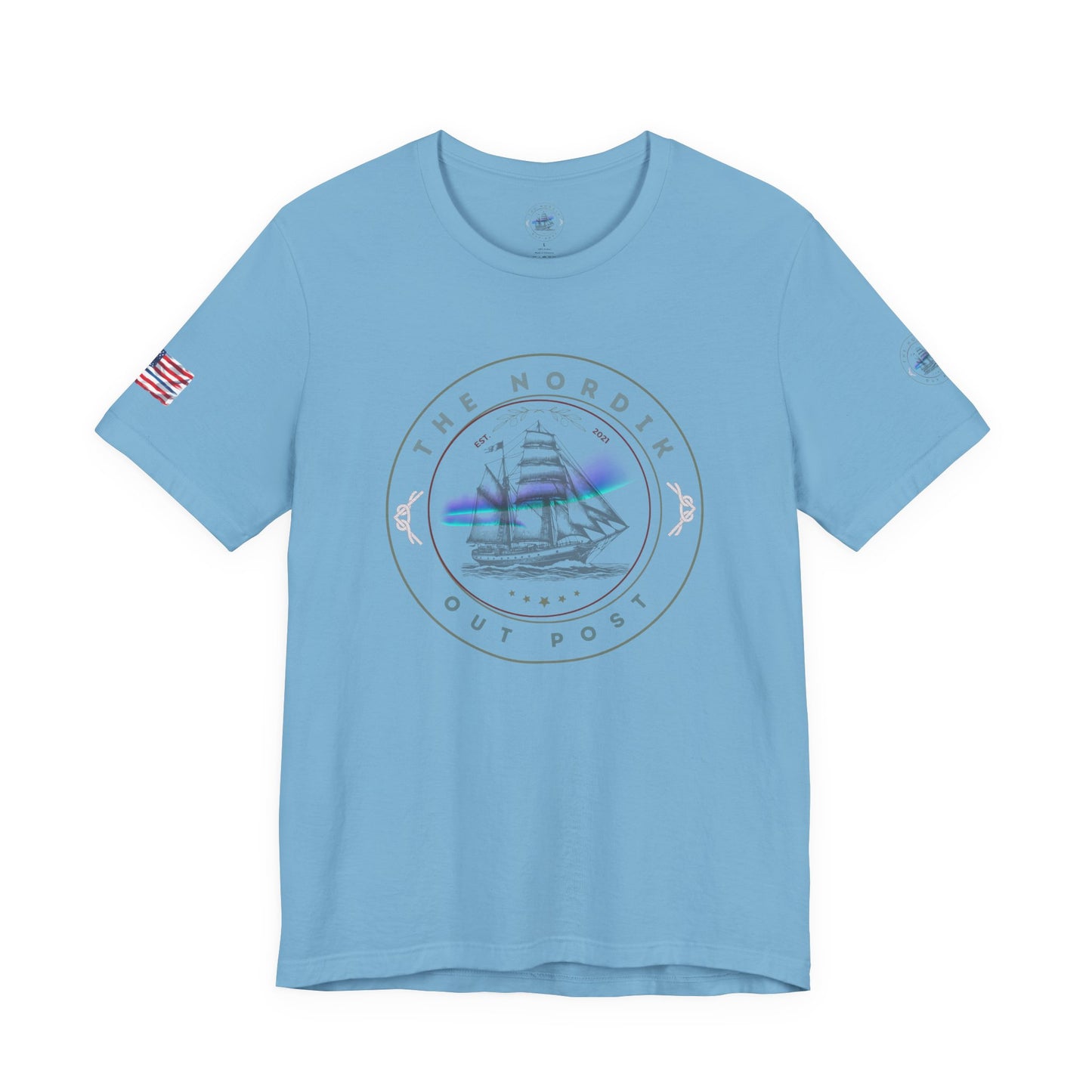 Our Shop Logo Sailor's Dream Short Sleeve Tee | Nautical Graphic T-shirt, Summer Tee, Casual Wear, Gift for Sailors, Coastal Style