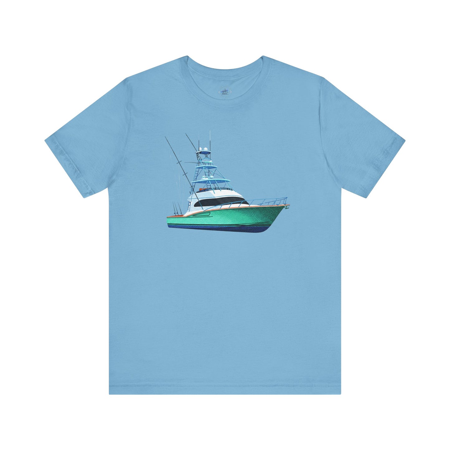 Day Dot Style Sport Fishing Boat Graphic Tee | Casual Apparel, Gift for Fishermen, Summer Style, Coastal Vibes, Outdoor Wear