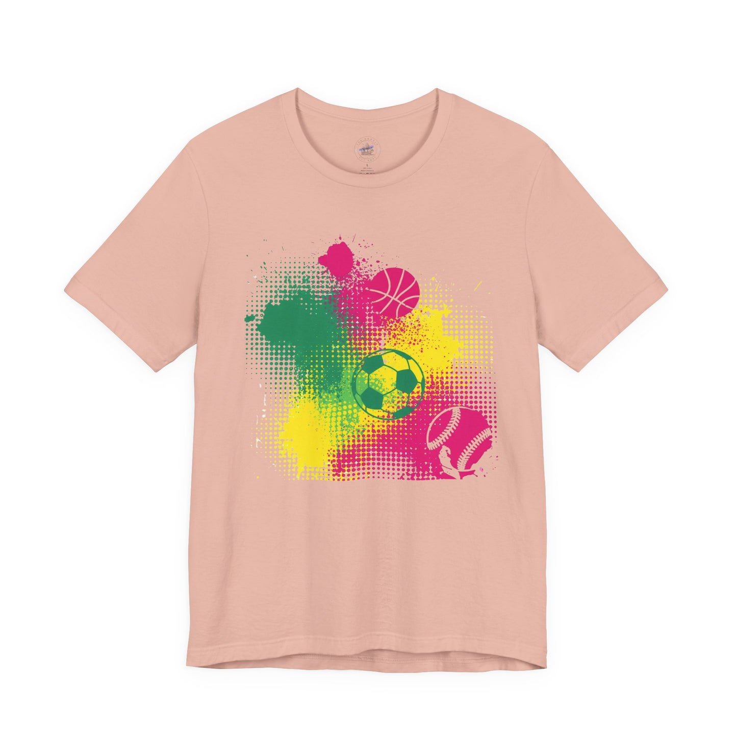 Day Dot Style Vibrant Sports Tee, Unisex Jersey Short Sleeve Shirt, Athletic Wear, Gift for Sports Lovers, Casual Everyday T-Shirt