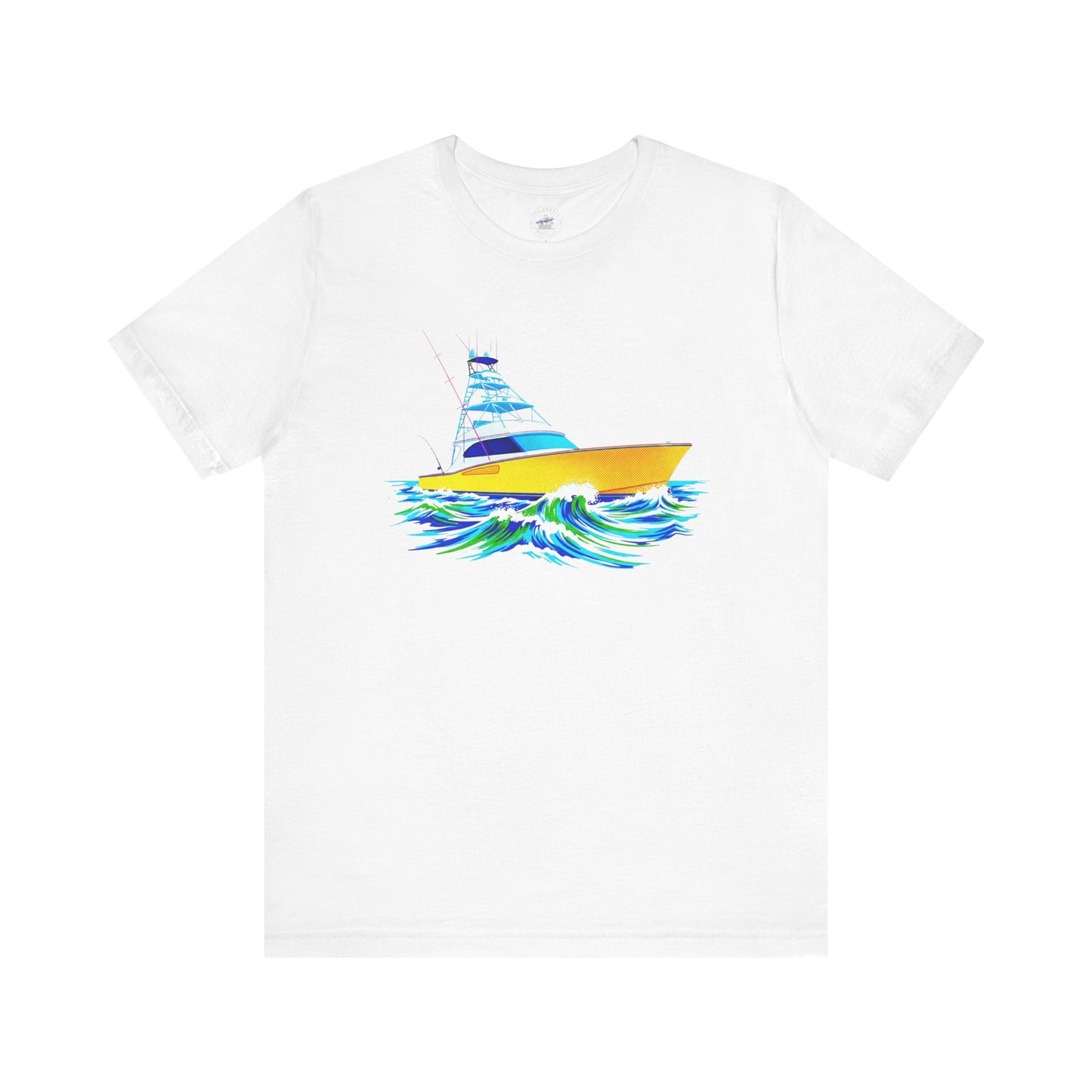 Day Dot Nautical Boat Tee, Summer Shirt, Ocean Graphic T-Shirt, Beach Wear, Sailboat Design, Gift for Sailors, Unisex Jersey Short Sleeve Tee