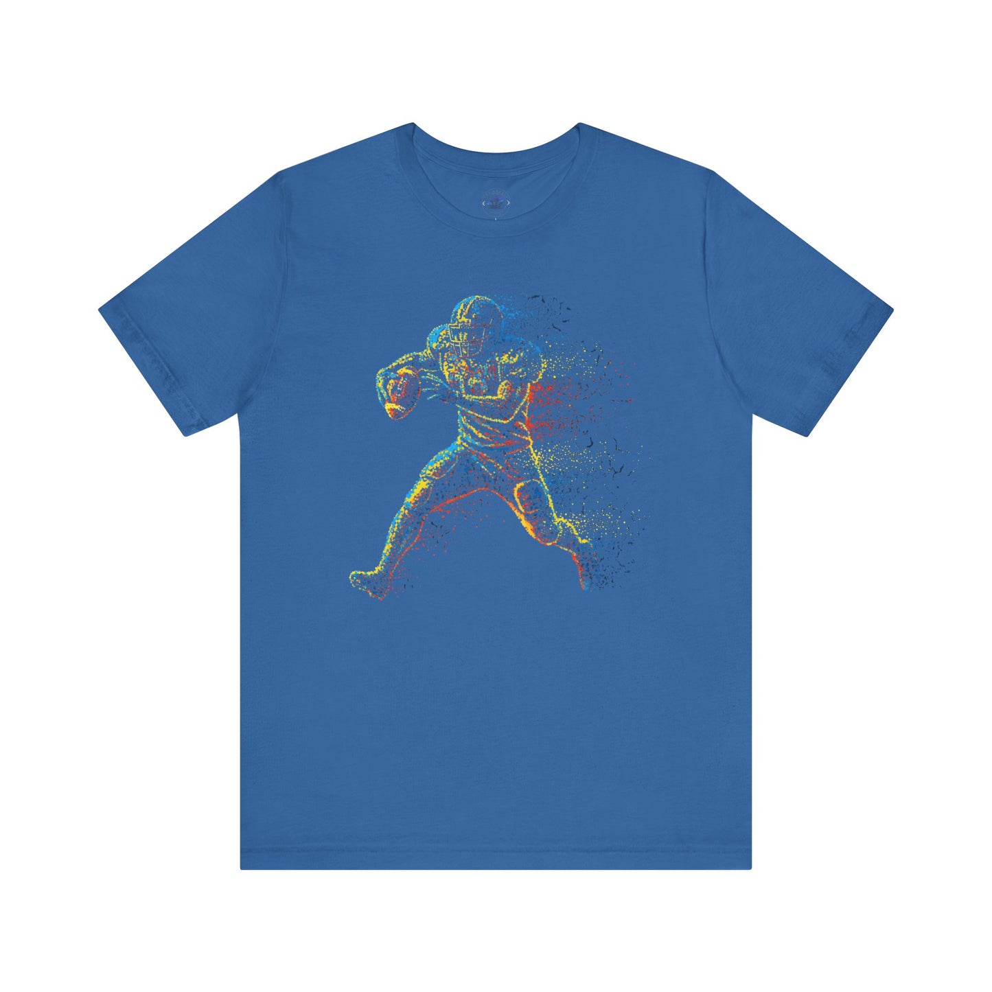 Day Dot Style Colorful Sports Football Action Tee, Perfect for Athletes, Fitness Enthusiasts, Gifts, Casual Wear, Game Day Shirt, Unisex Jersey T-Shirt