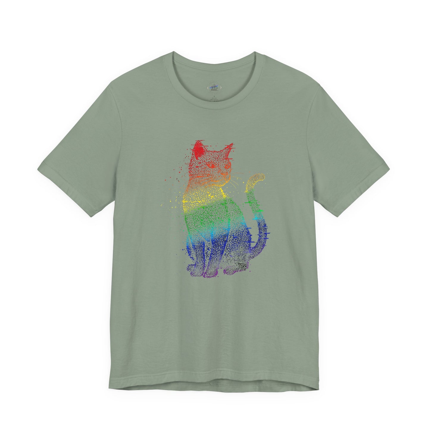 Cat Day Dot style Graphic Tee