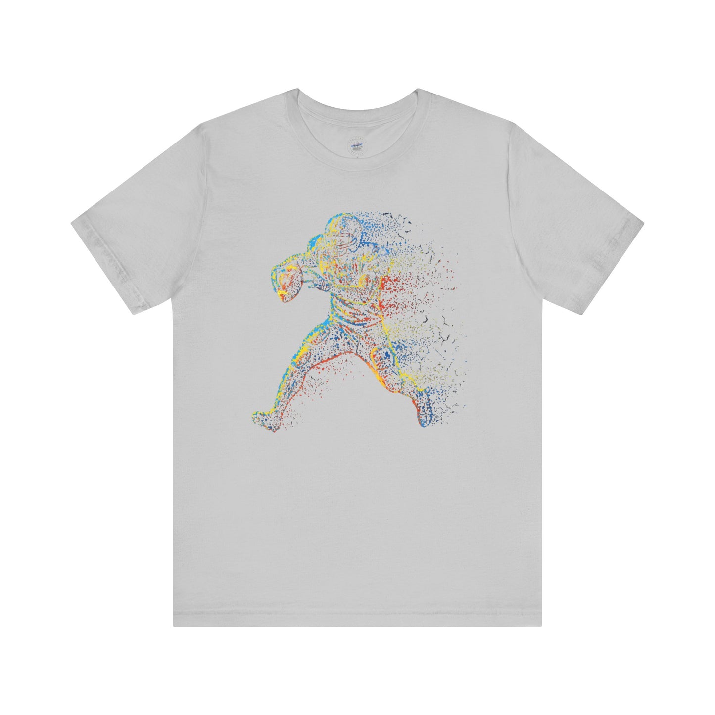Day Dot Style Colorful Sports Football Action Tee, Perfect for Athletes, Fitness Enthusiasts, Gifts, Casual Wear, Game Day Shirt, Unisex Jersey T-Shirt