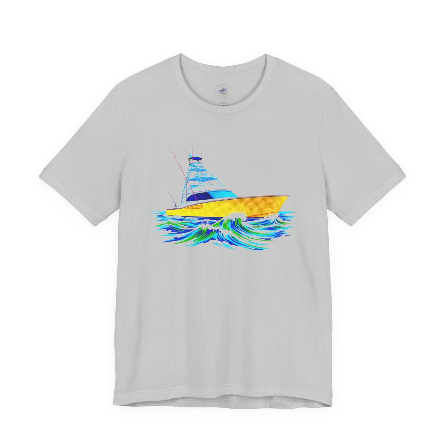 Day Dot Nautical Boat Tee, Summer Shirt, Ocean Graphic T-Shirt, Beach Wear, Sailboat Design, Gift for Sailors, Unisex Jersey Short Sleeve Tee