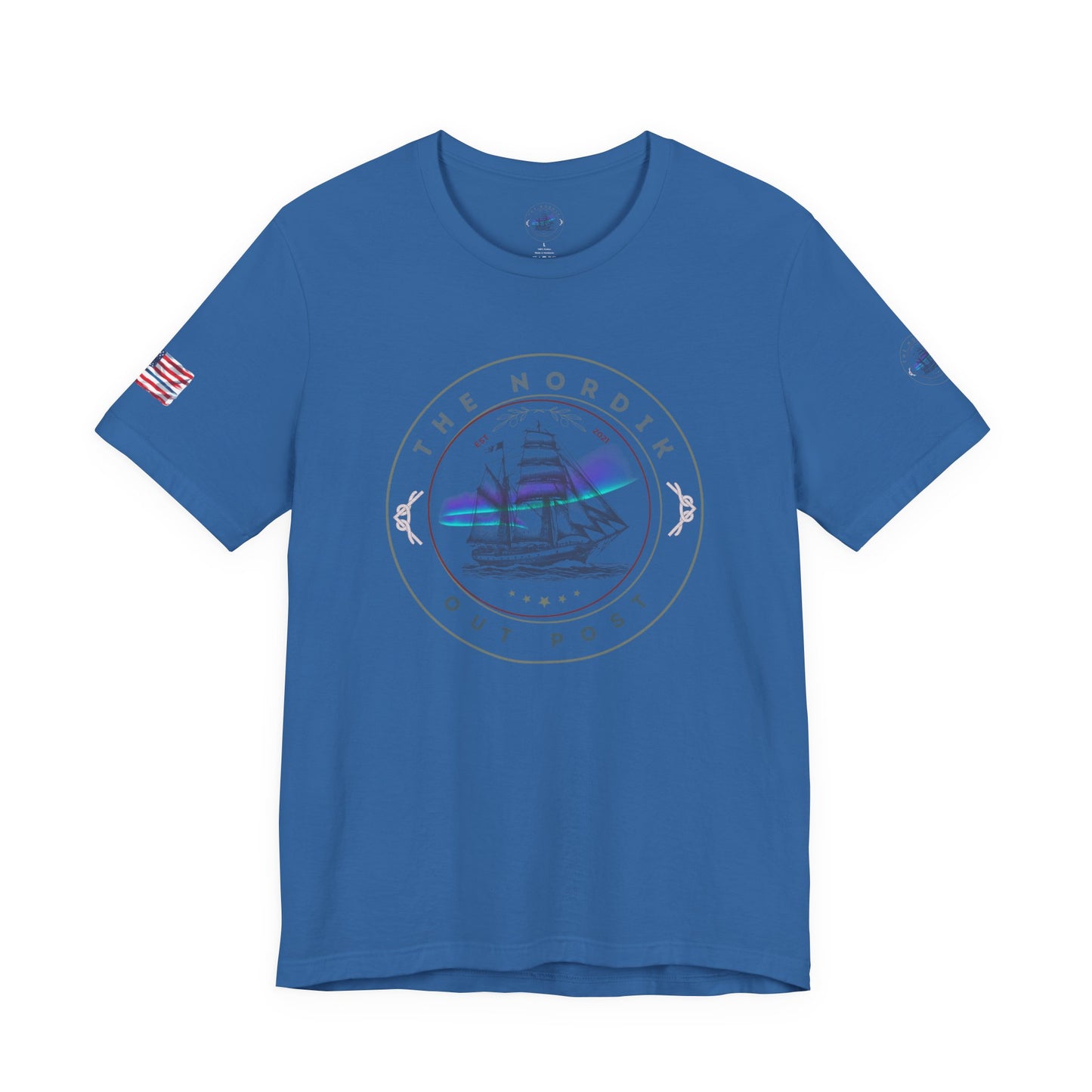 Our Shop Logo Sailor's Dream Short Sleeve Tee | Nautical Graphic T-shirt, Summer Tee, Casual Wear, Gift for Sailors, Coastal Style