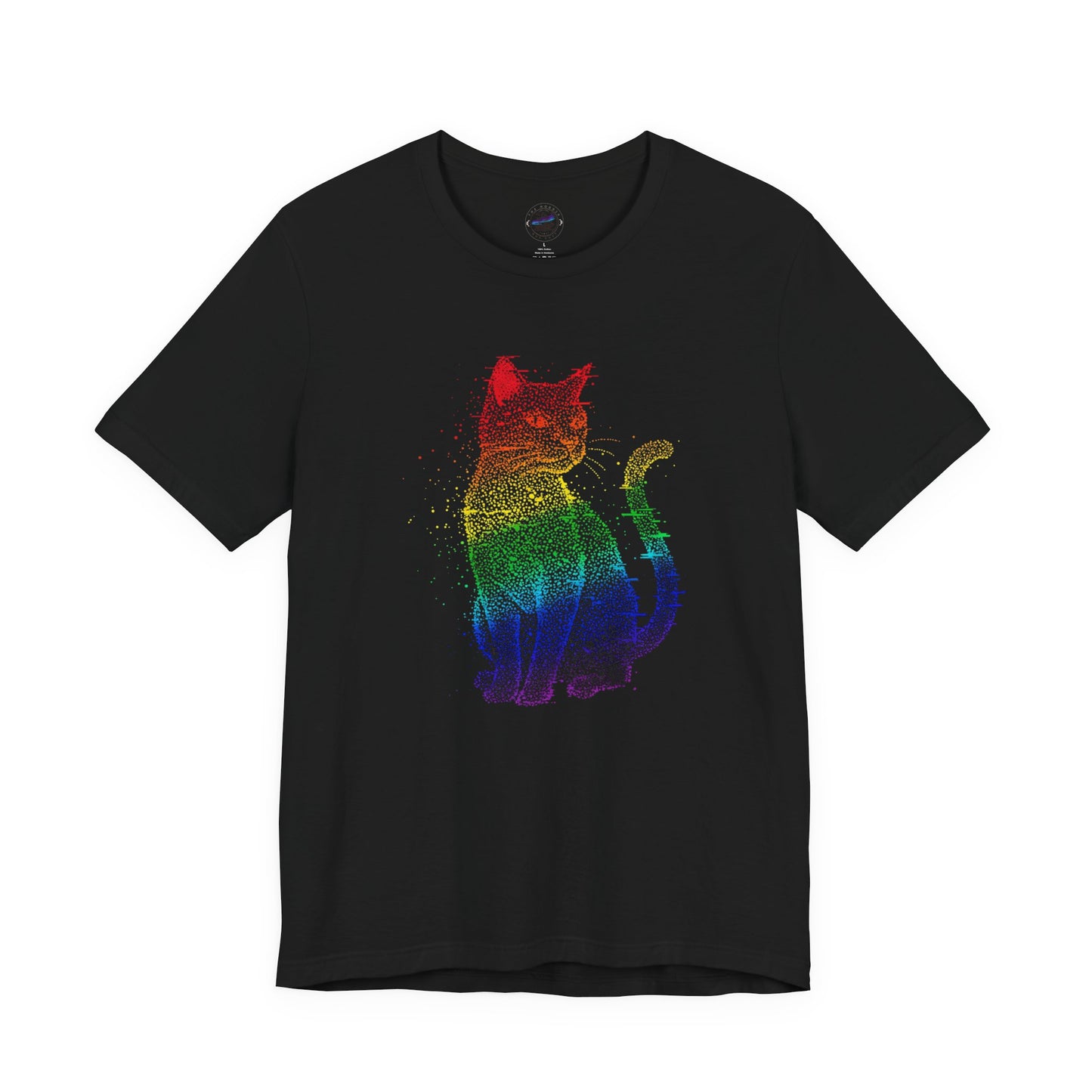 Cat Day Dot style Graphic Tee