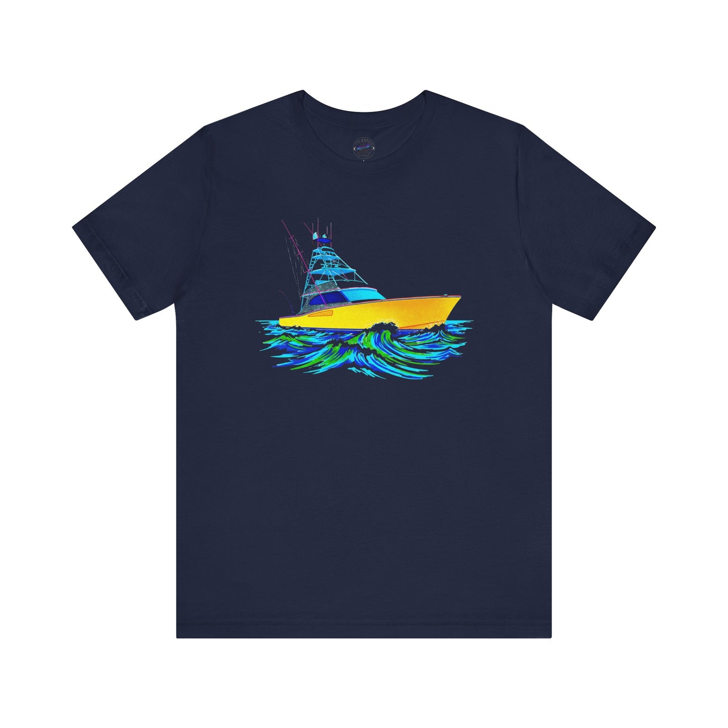 Day Dot Nautical Boat Tee, Summer Shirt, Ocean Graphic T-Shirt, Beach Wear, Sailboat Design, Gift for Sailors, Unisex Jersey Short Sleeve Tee