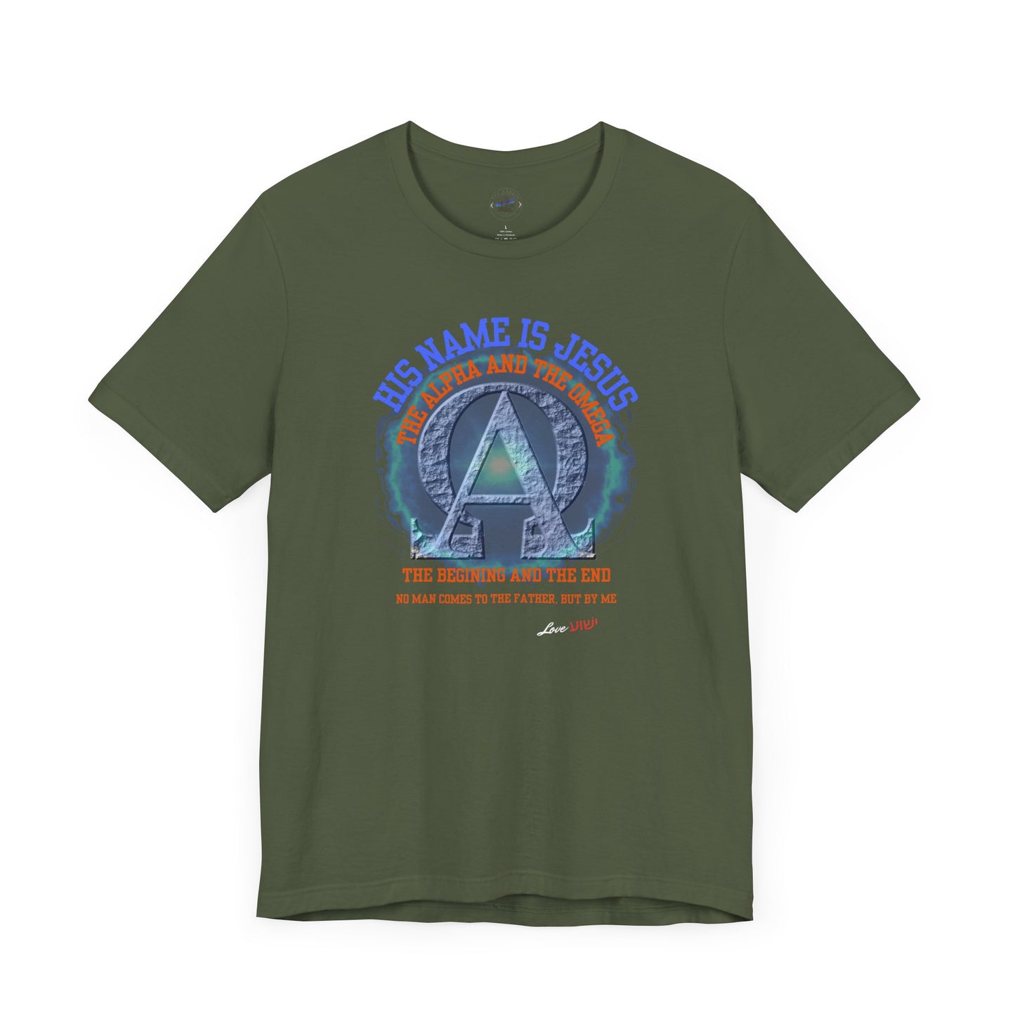 Nordik OutPost-Faith-Based Unisex Jersey Tee | 'His Name is Jesus' Design