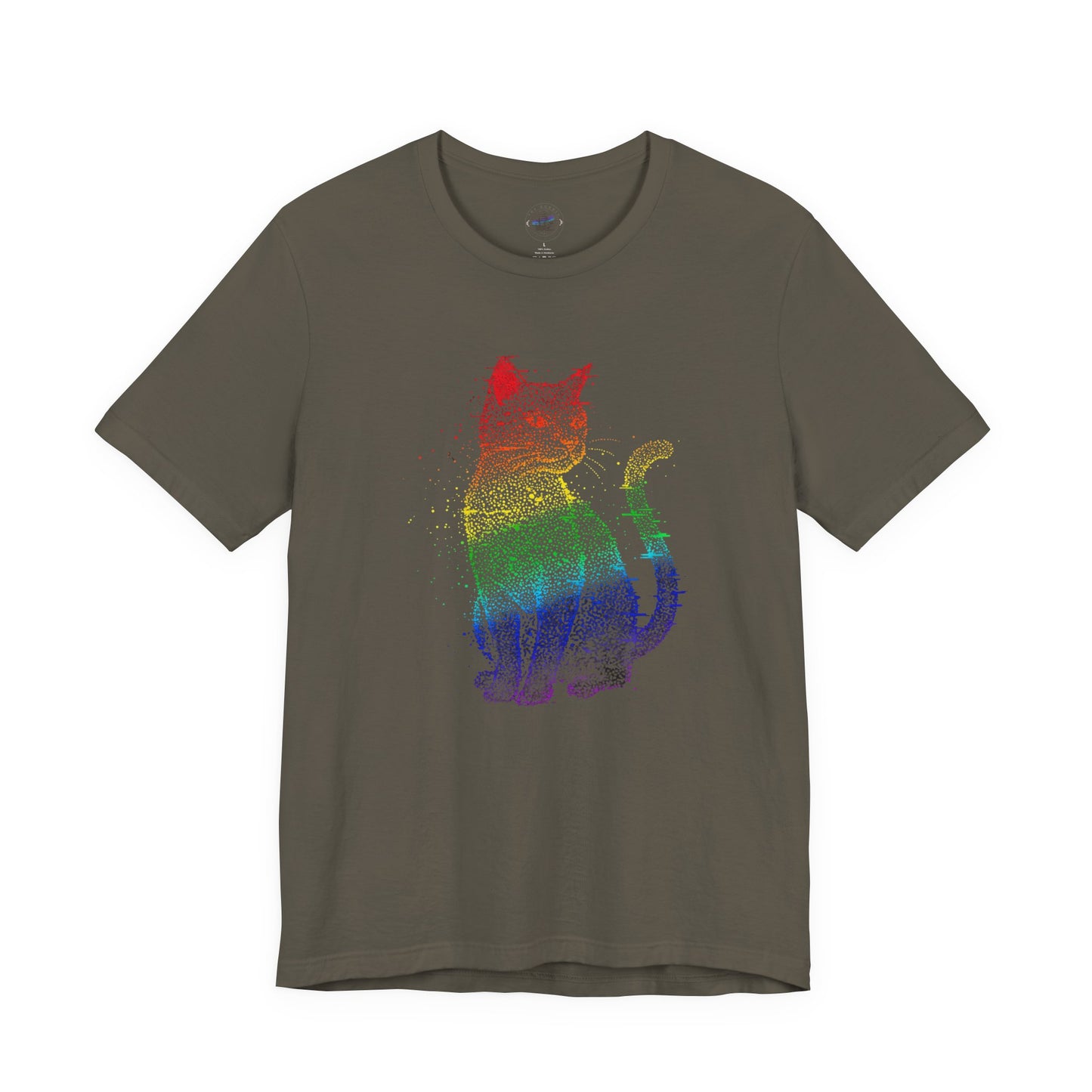 Cat Day Dot style Graphic Tee