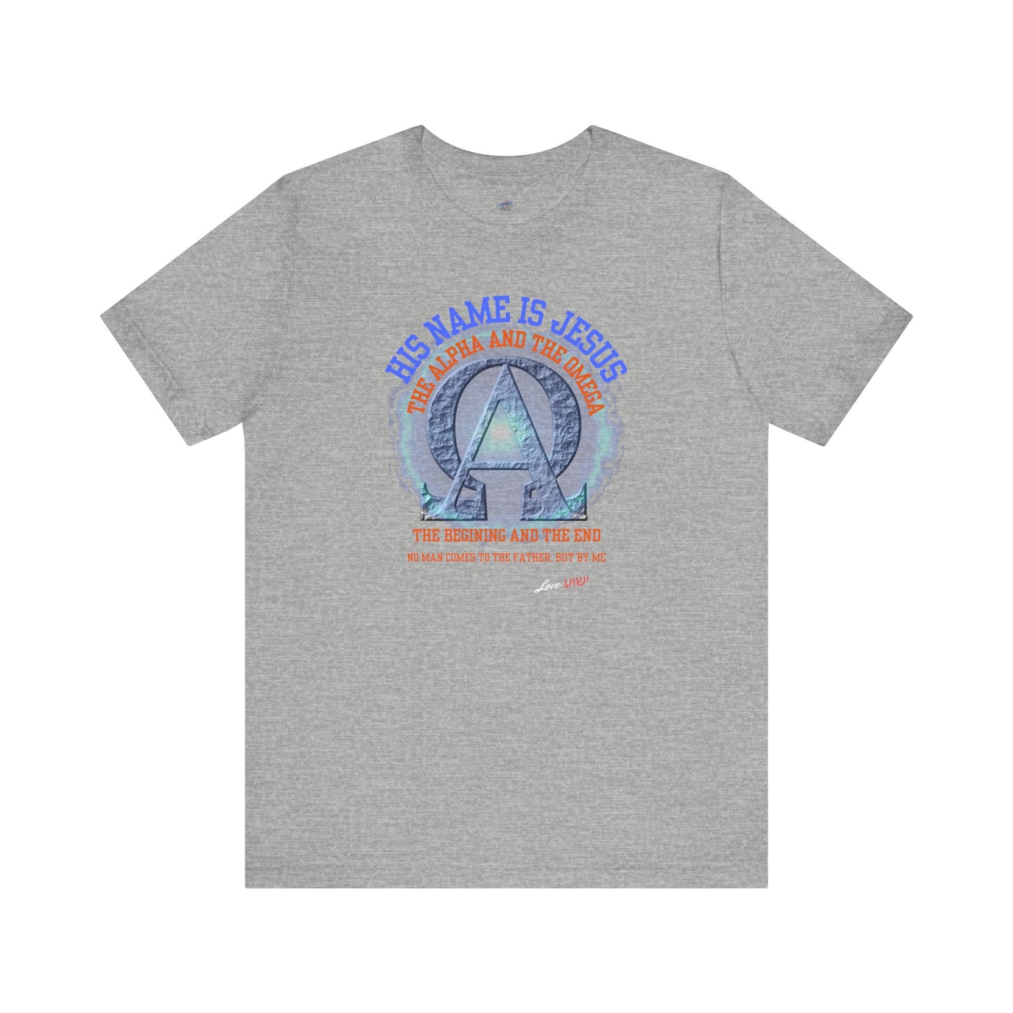 Nordik OutPost-Faith-Based Unisex Jersey Tee | 'His Name is Jesus' Design