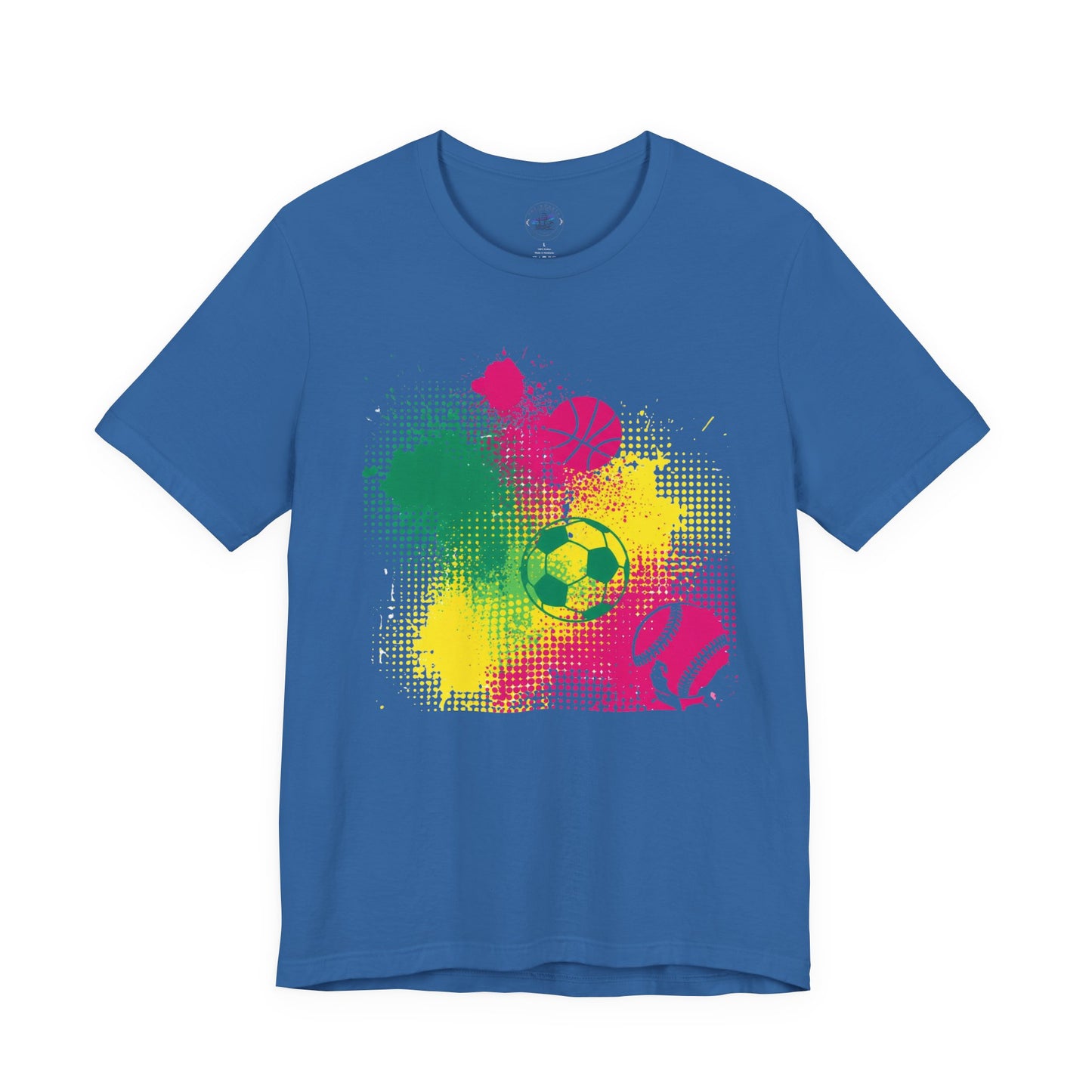Day Dot Style Vibrant Sports Tee, Unisex Jersey Short Sleeve Shirt, Athletic Wear, Gift for Sports Lovers, Casual Everyday T-Shirt