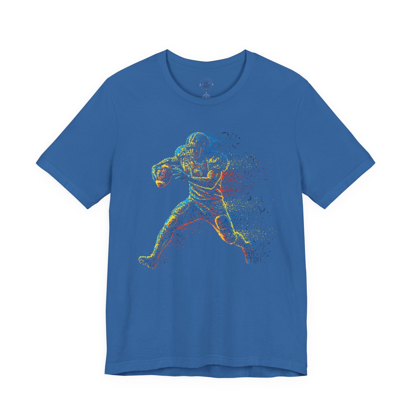 Day Dot Style Colorful Sports Football Action Tee, Perfect for Athletes, Fitness Enthusiasts, Gifts, Casual Wear, Game Day Shirt, Unisex Jersey T-Shirt