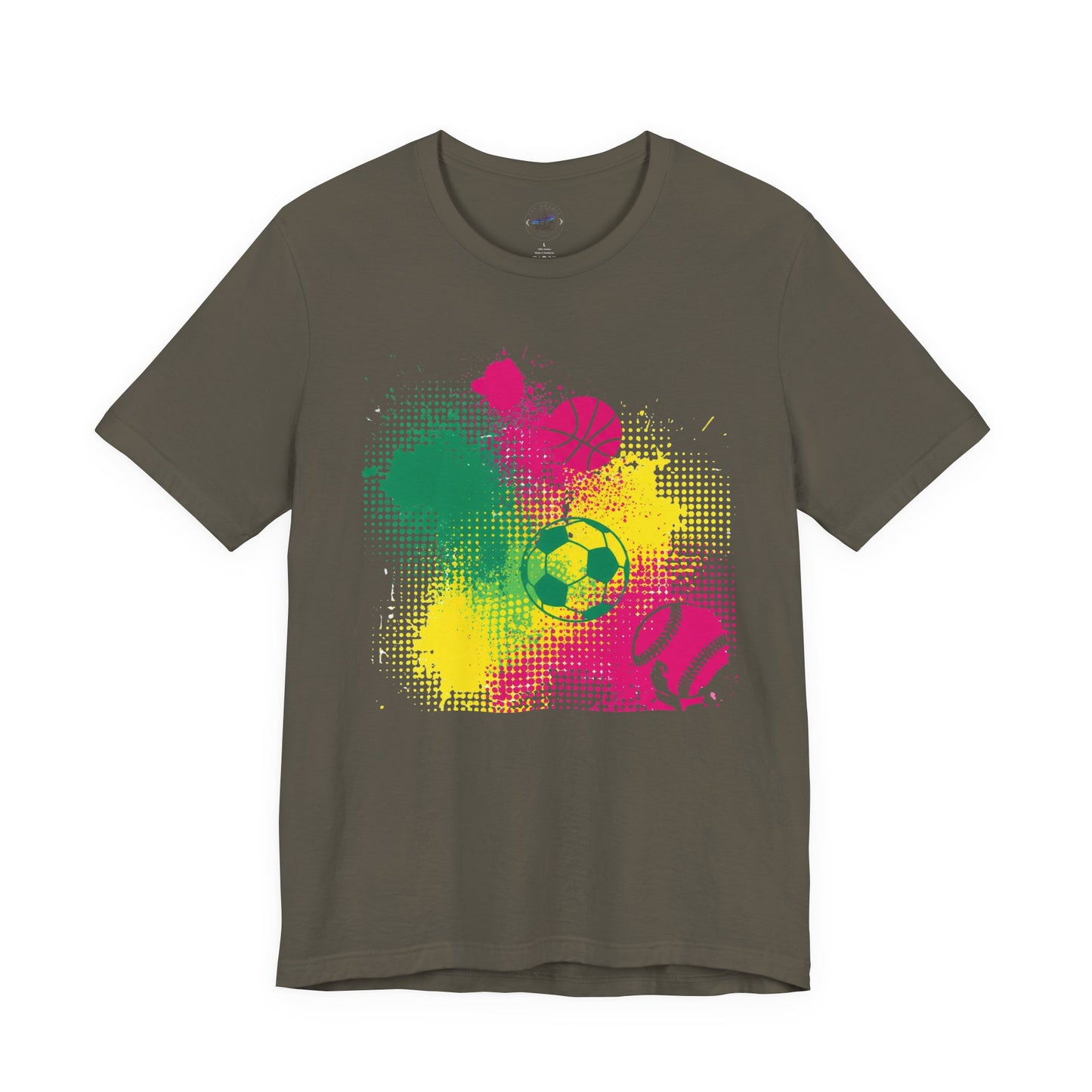 Day Dot Style Vibrant Sports Tee, Unisex Jersey Short Sleeve Shirt, Athletic Wear, Gift for Sports Lovers, Casual Everyday T-Shirt