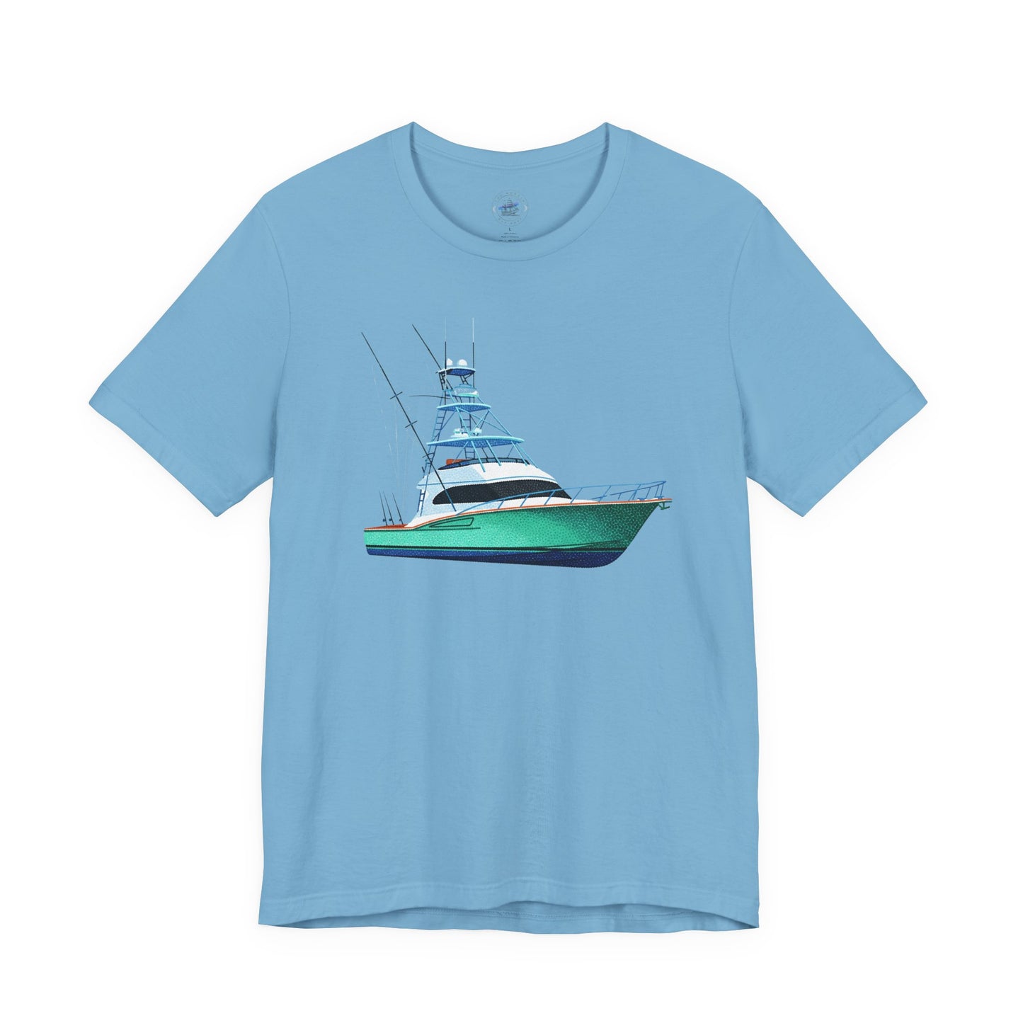 Day Dot Style Sport Fishing Boat Graphic Tee | Casual Apparel, Gift for Fishermen, Summer Style, Coastal Vibes, Outdoor Wear