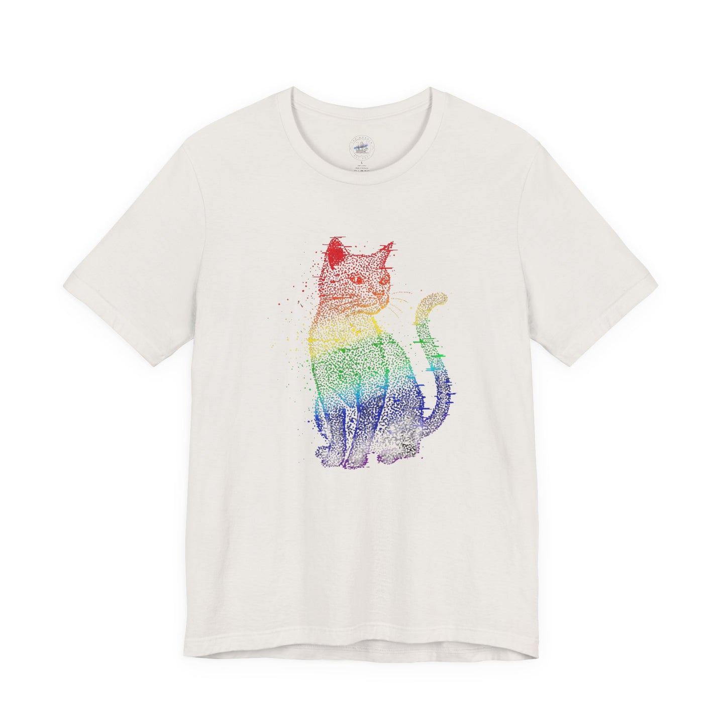 Cat Day Dot style Graphic Tee