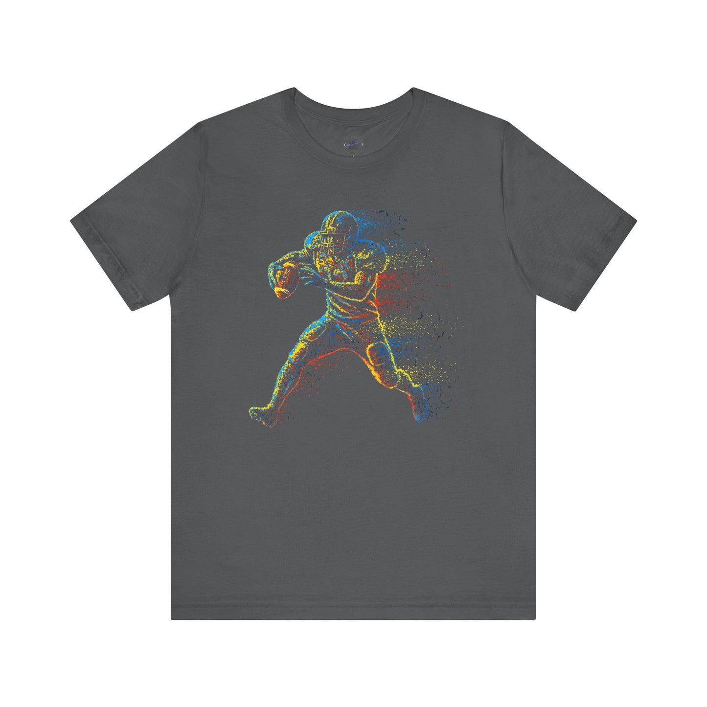 Day Dot Style Colorful Sports Football Action Tee, Perfect for Athletes, Fitness Enthusiasts, Gifts, Casual Wear, Game Day Shirt, Unisex Jersey T-Shirt
