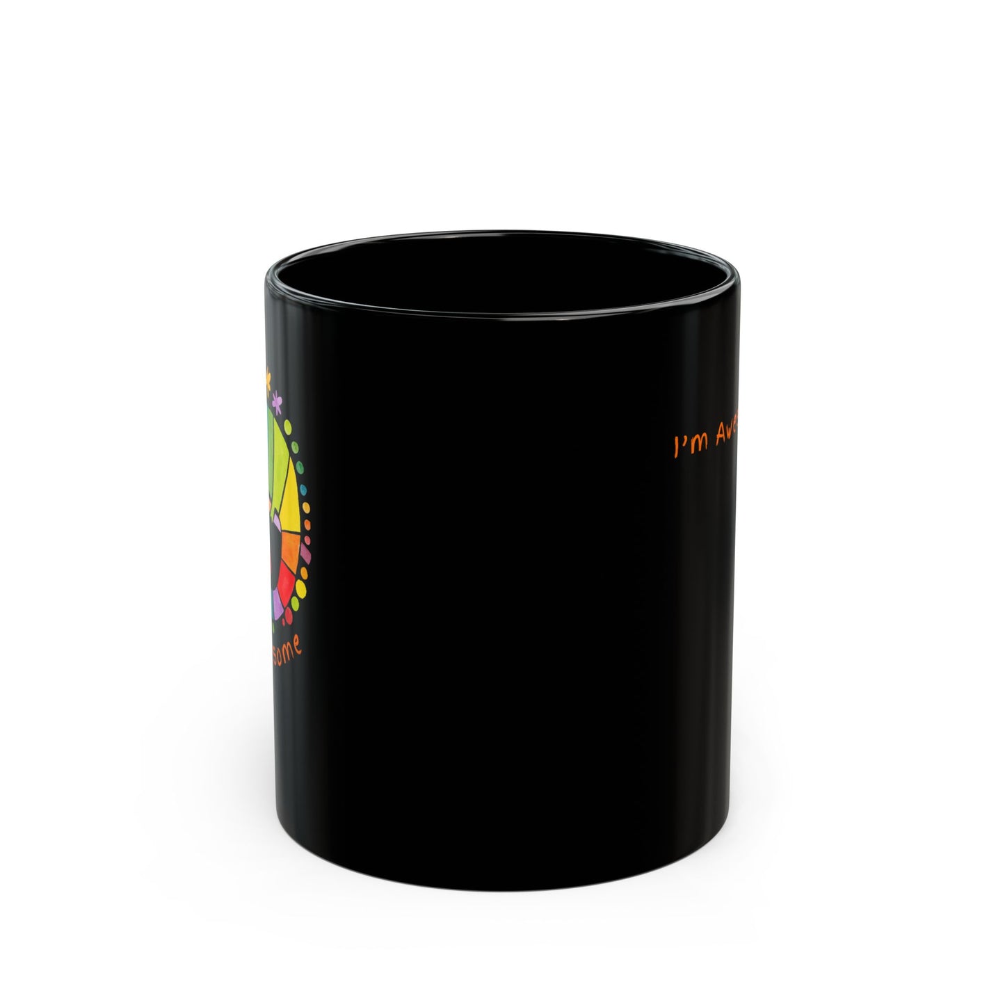 Awesome Black Mug for Coffee Lovers | Gift for Friends, Inspirational Quote, Fun Humor Mug, Perfect for Birthdays, Celebrations