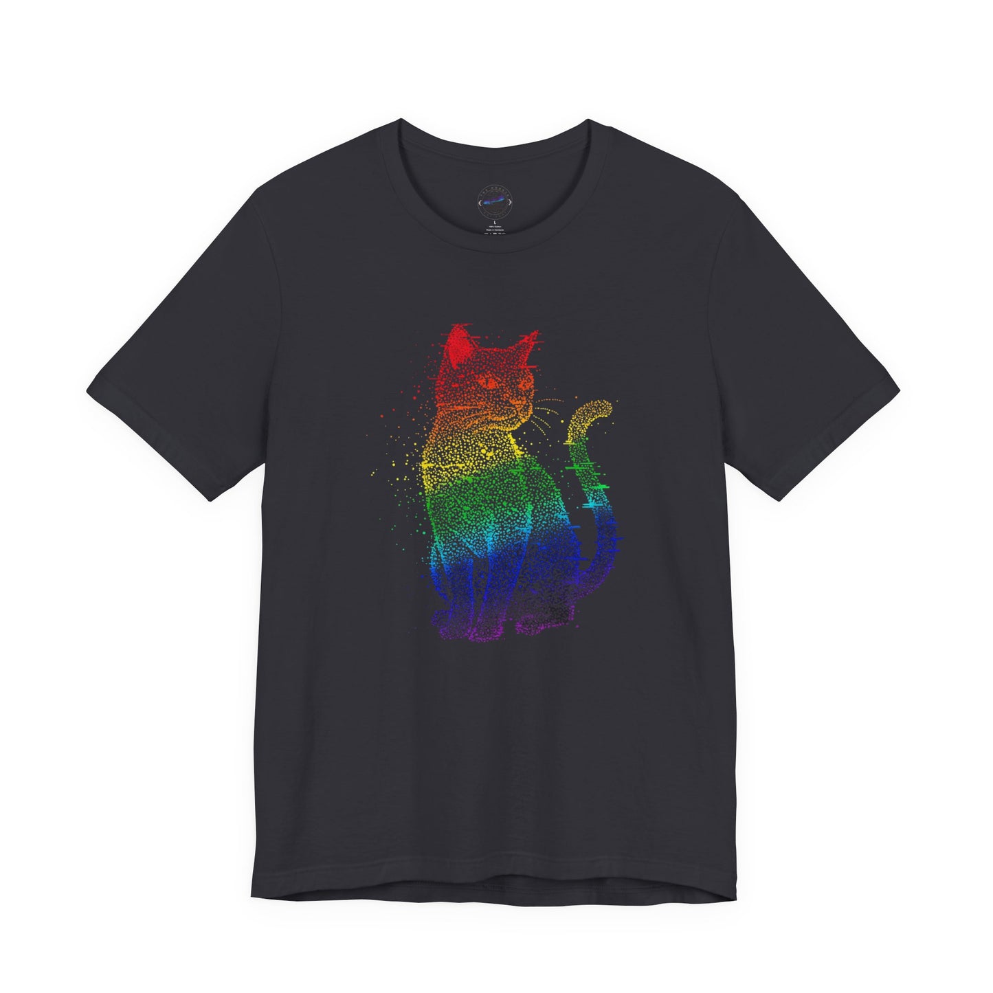 Cat Day Dot style Graphic Tee