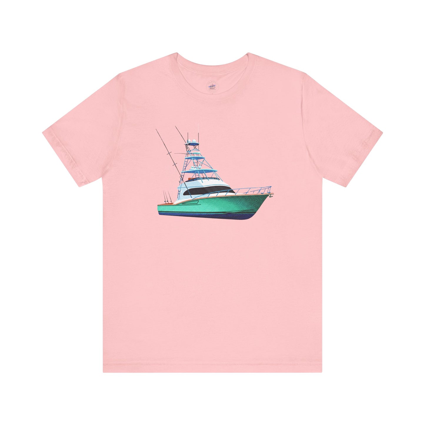Day Dot Style Sport Fishing Boat Graphic Tee | Casual Apparel, Gift for Fishermen, Summer Style, Coastal Vibes, Outdoor Wear