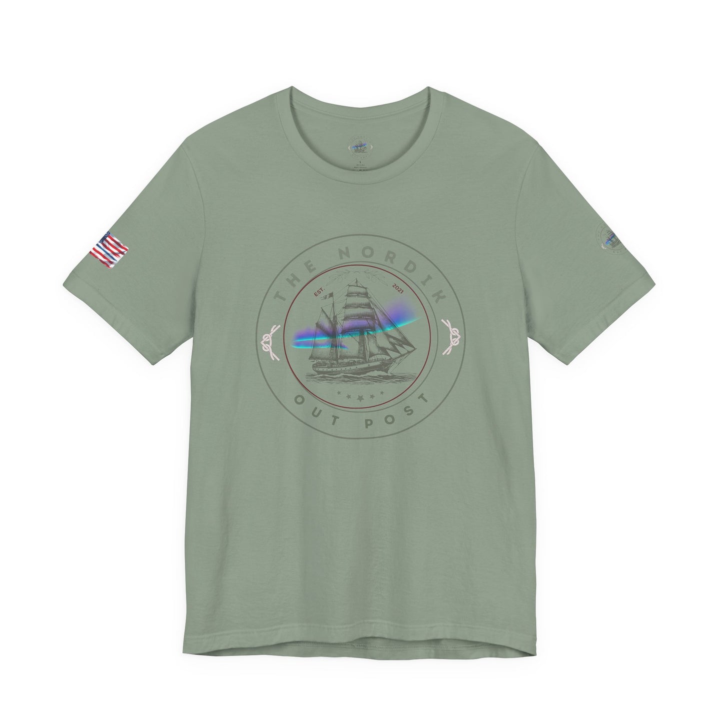 Our Shop Logo Sailor's Dream Short Sleeve Tee | Nautical Graphic T-shirt, Summer Tee, Casual Wear, Gift for Sailors, Coastal Style