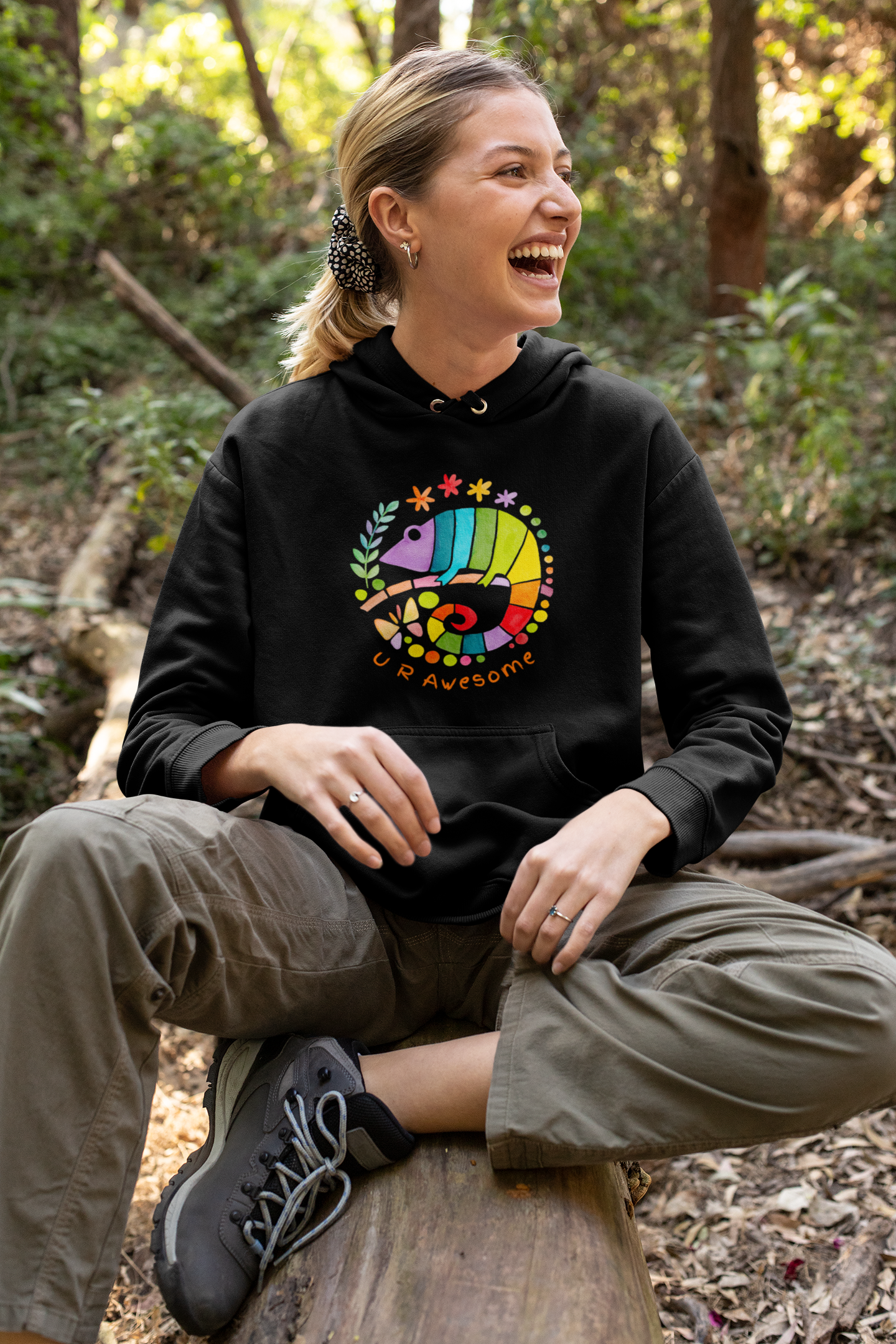 Vibrant Design Unisex Hoodie, Colorful Pullover Sweatshirt, Cozy Gift for Friends, Casual Fashion, Everyday Wear, Holiday Apparel