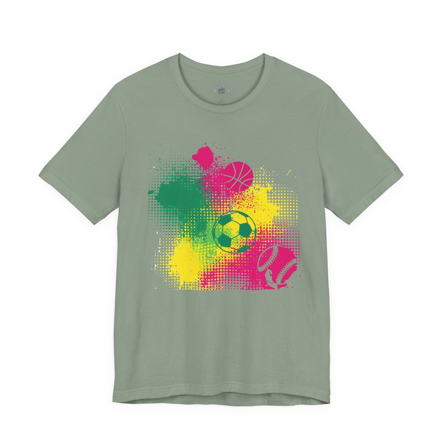 Day Dot Style Vibrant Sports Tee, Unisex Jersey Short Sleeve Shirt, Athletic Wear, Gift for Sports Lovers, Casual Everyday T-Shirt
