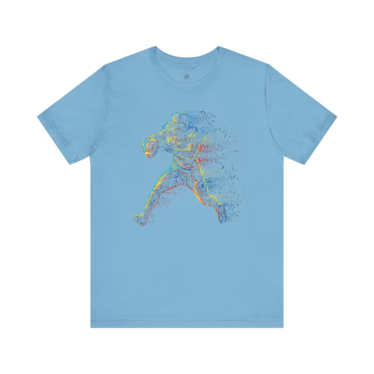 Day Dot Style Colorful Sports Football Action Tee, Perfect for Athletes, Fitness Enthusiasts, Gifts, Casual Wear, Game Day Shirt, Unisex Jersey T-Shirt
