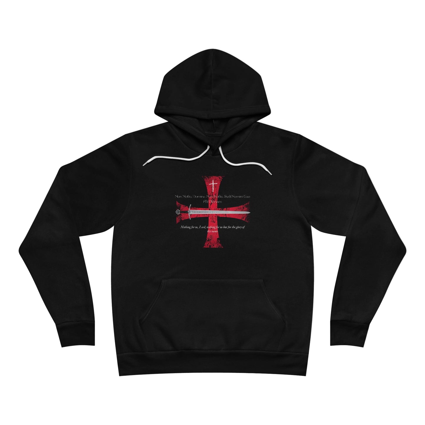 Nordik OutPost-Faith-Inspired Unisex Hoodie with Cross and Sword
