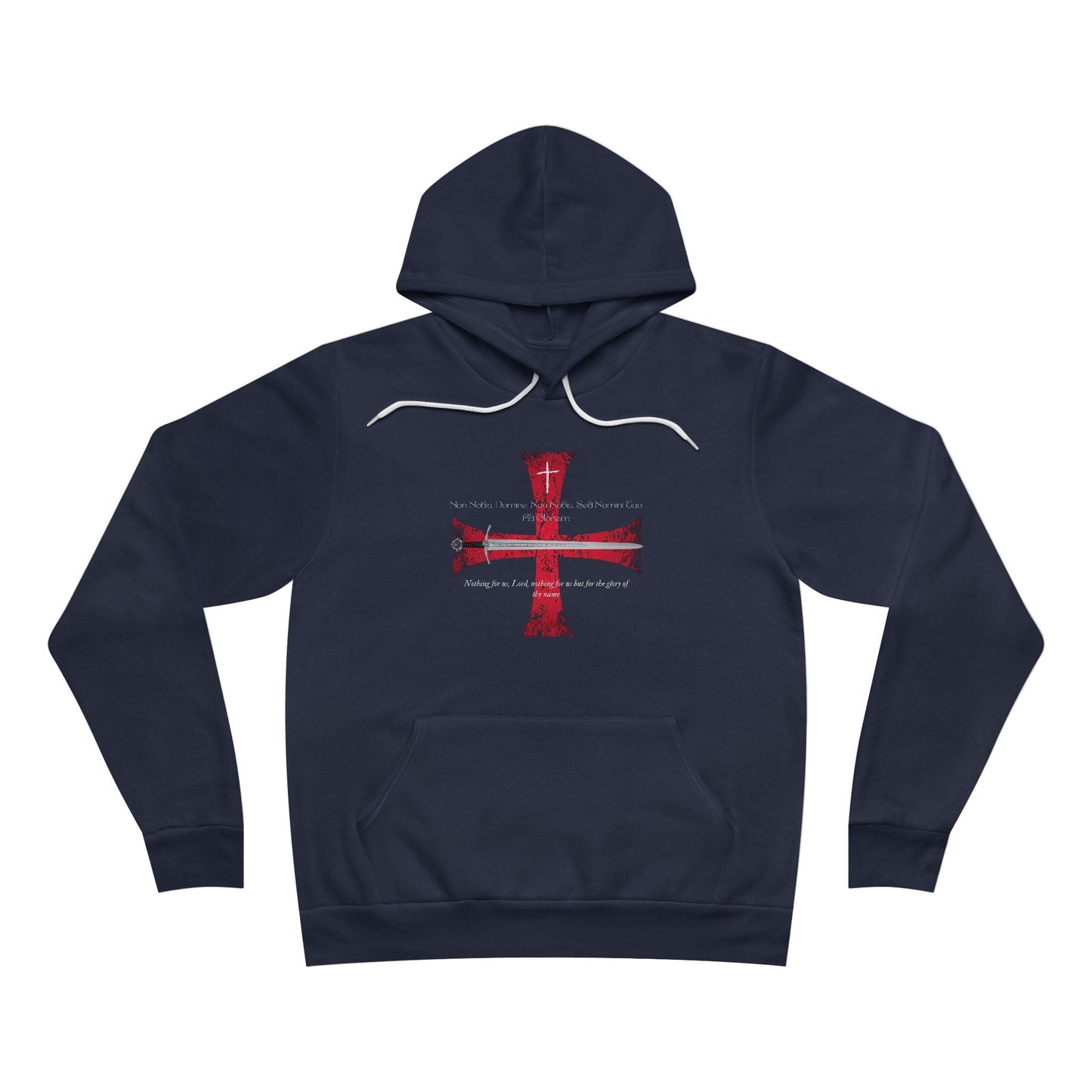 Nordik OutPost-Faith-Inspired Unisex Hoodie with Cross and Sword