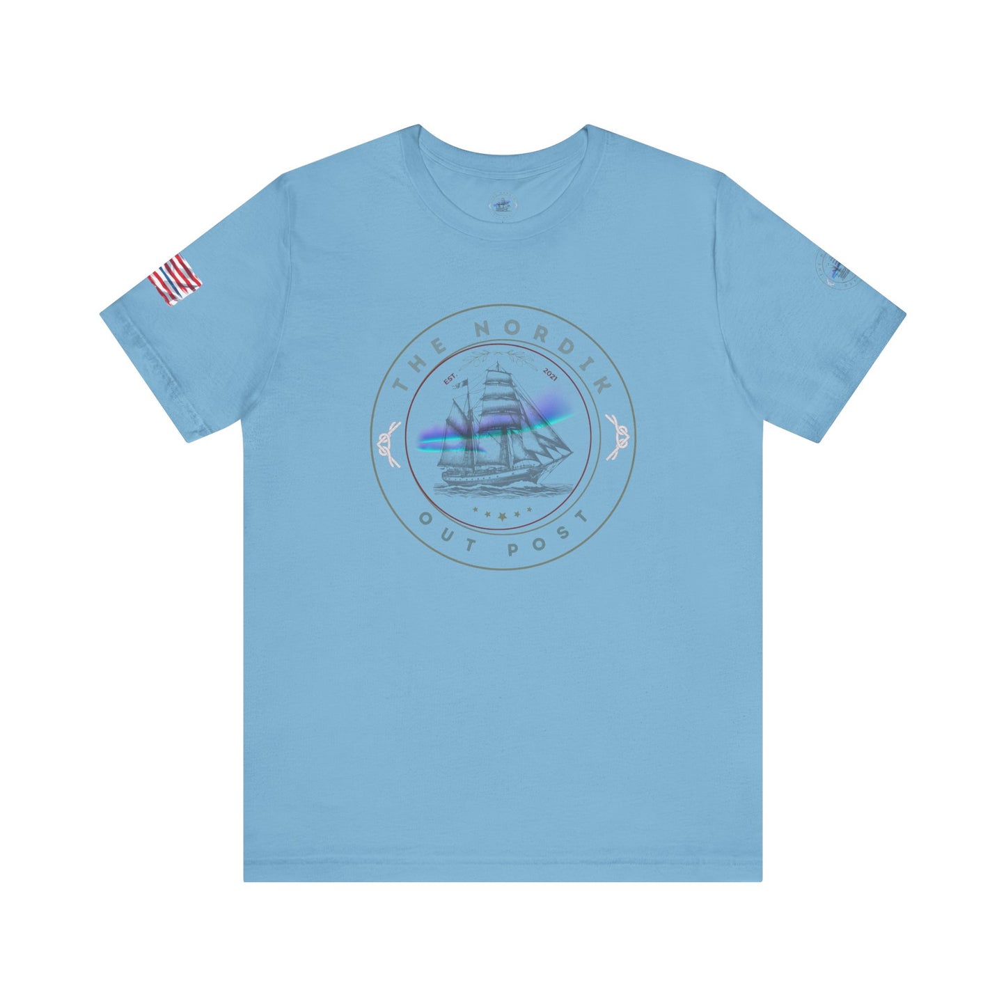 Our Shop Logo Sailor's Dream Short Sleeve Tee | Nautical Graphic T-shirt, Summer Tee, Casual Wear, Gift for Sailors, Coastal Style