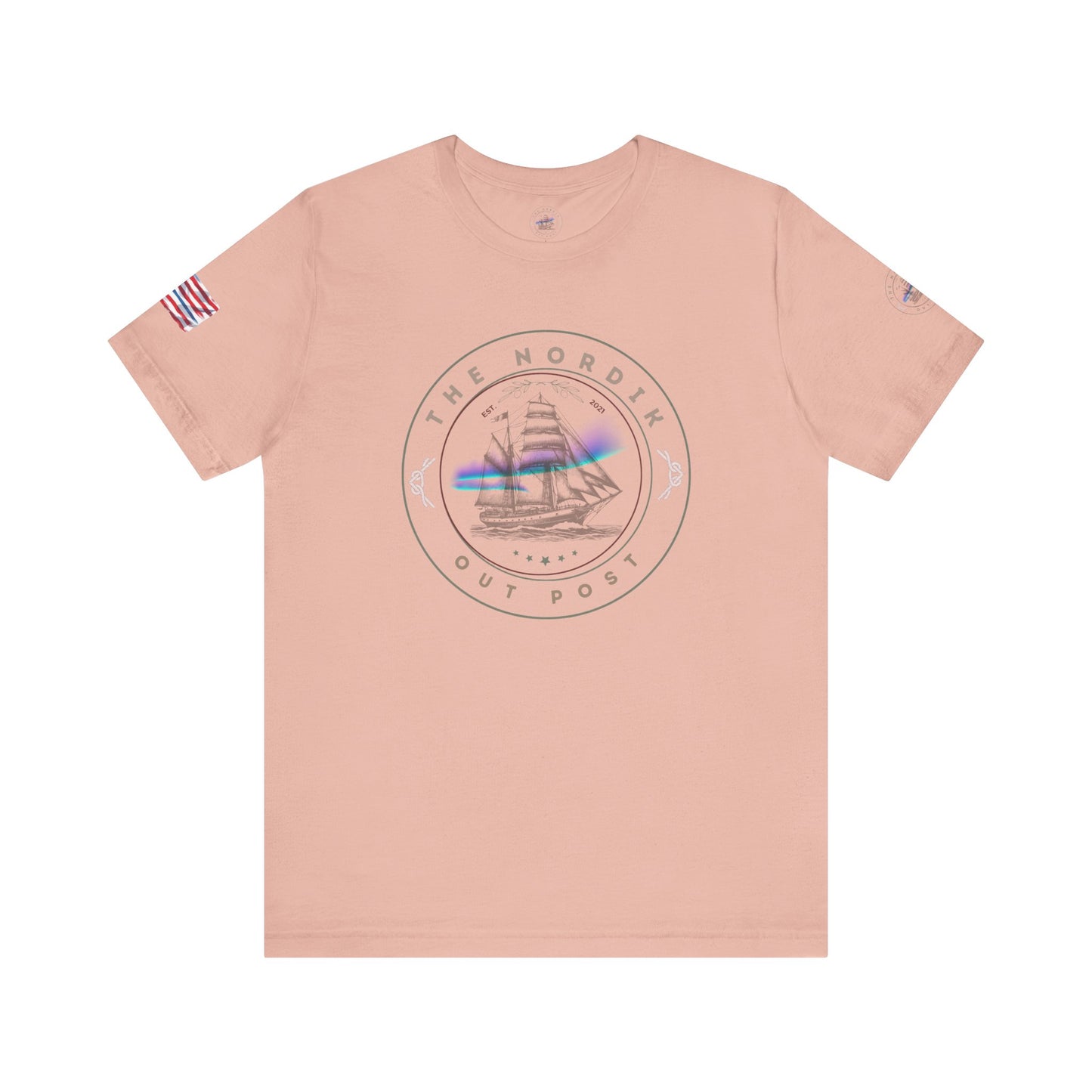 Our Shop Logo Sailor's Dream Short Sleeve Tee | Nautical Graphic T-shirt, Summer Tee, Casual Wear, Gift for Sailors, Coastal Style