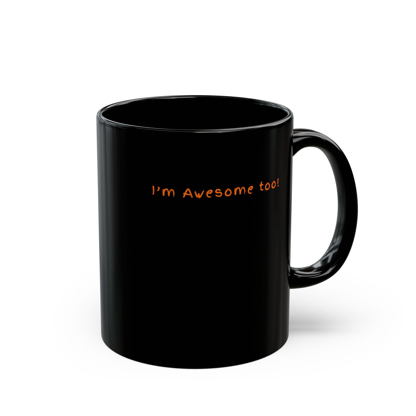 Awesome Black Mug for Coffee Lovers | Gift for Friends, Inspirational Quote, Fun Humor Mug, Perfect for Birthdays, Celebrations