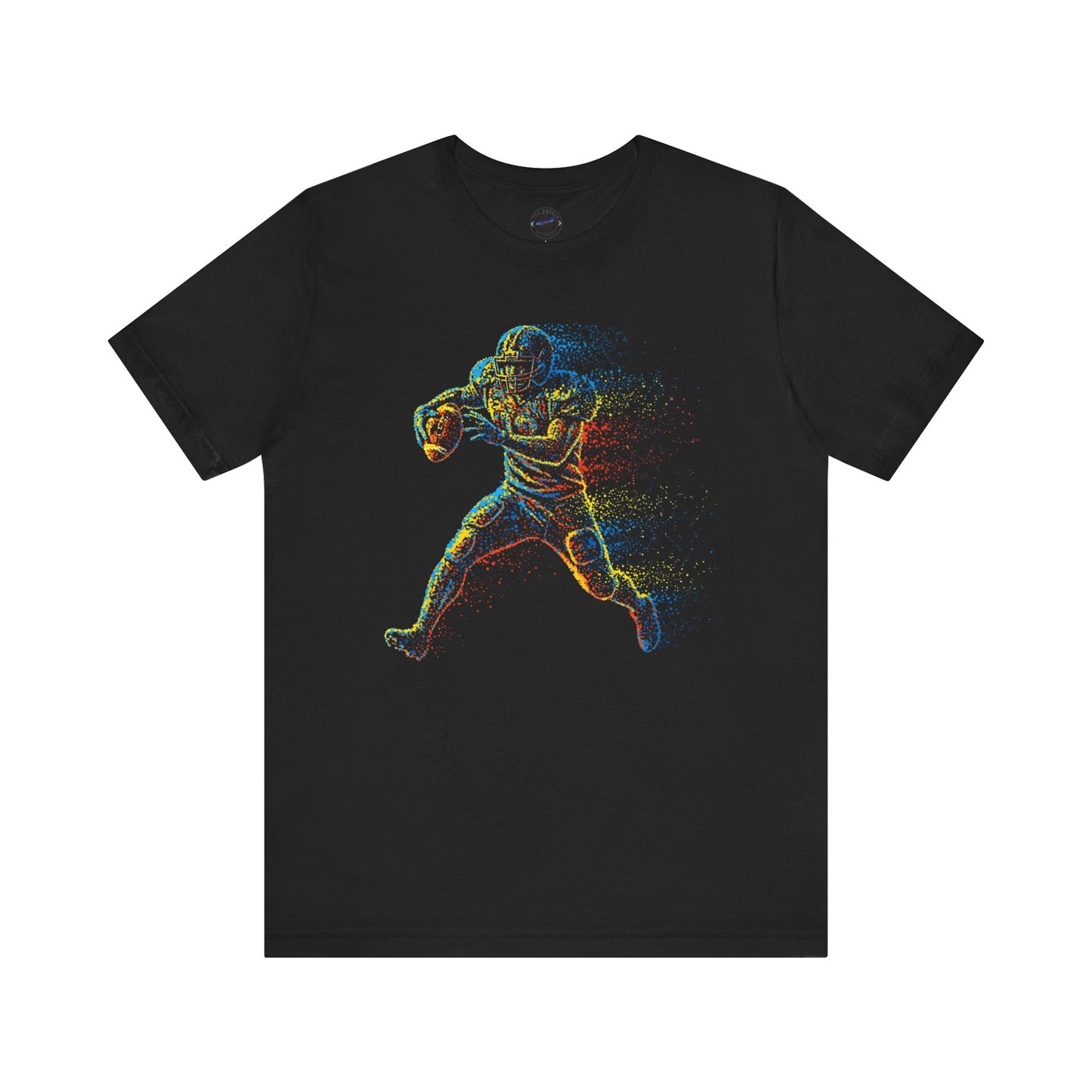 Day Dot Style Colorful Sports Football Action Tee, Perfect for Athletes, Fitness Enthusiasts, Gifts, Casual Wear, Game Day Shirt, Unisex Jersey T-Shirt