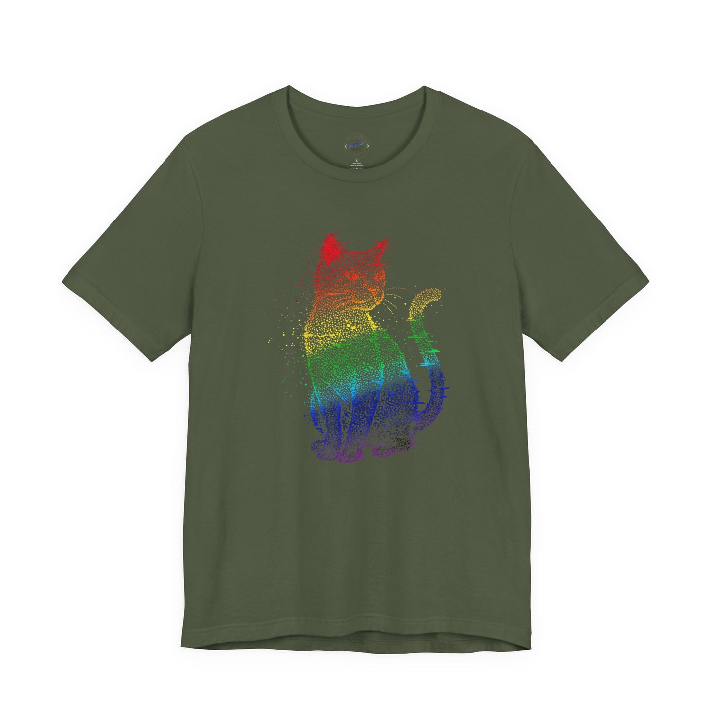 Cat Day Dot style Graphic Tee