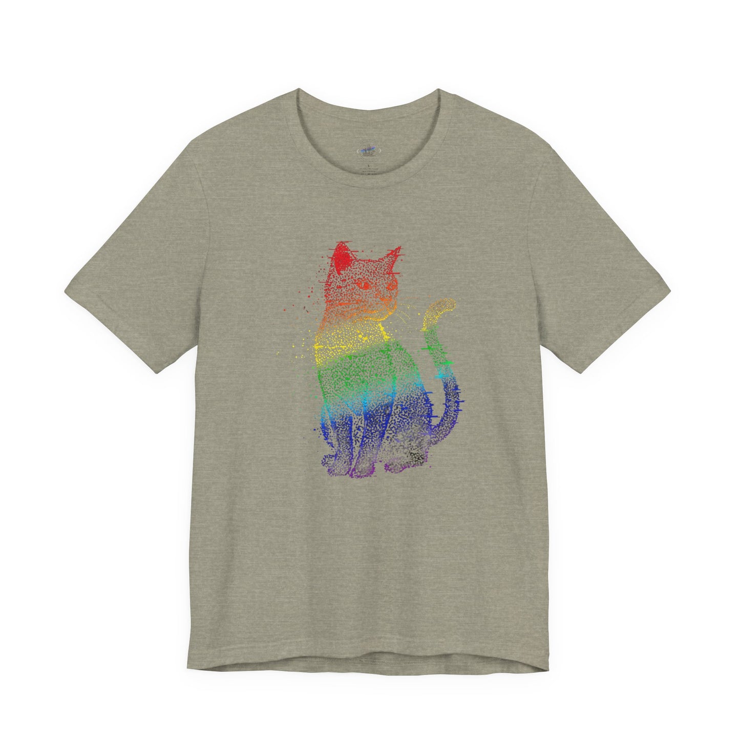 Cat Day Dot style Graphic Tee