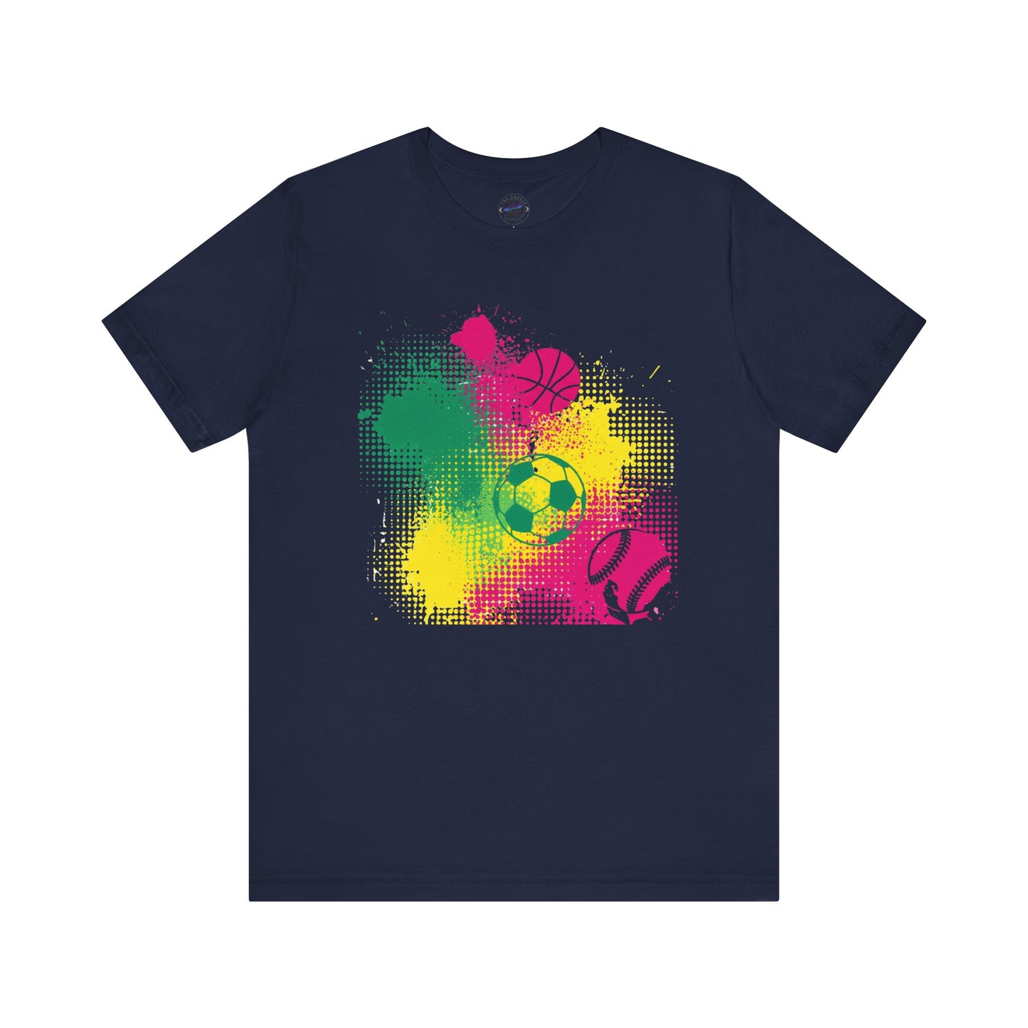 Day Dot Style Vibrant Sports Tee, Unisex Jersey Short Sleeve Shirt, Athletic Wear, Gift for Sports Lovers, Casual Everyday T-Shirt