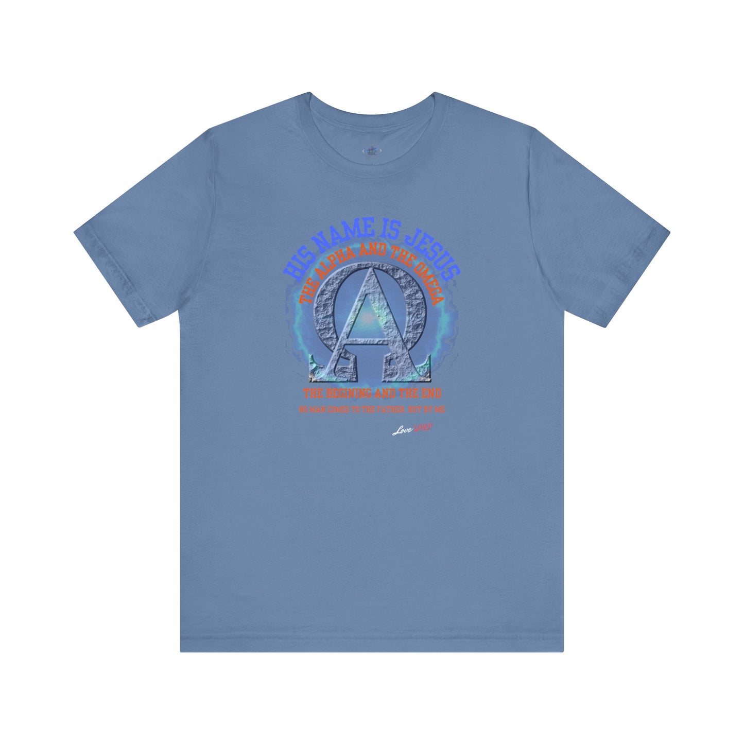 Nordik OutPost-Faith-Based Unisex Jersey Tee | 'His Name is Jesus' Design