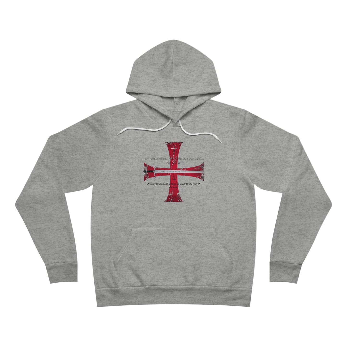 Nordik OutPost-Faith-Inspired Unisex Hoodie with Cross and Sword